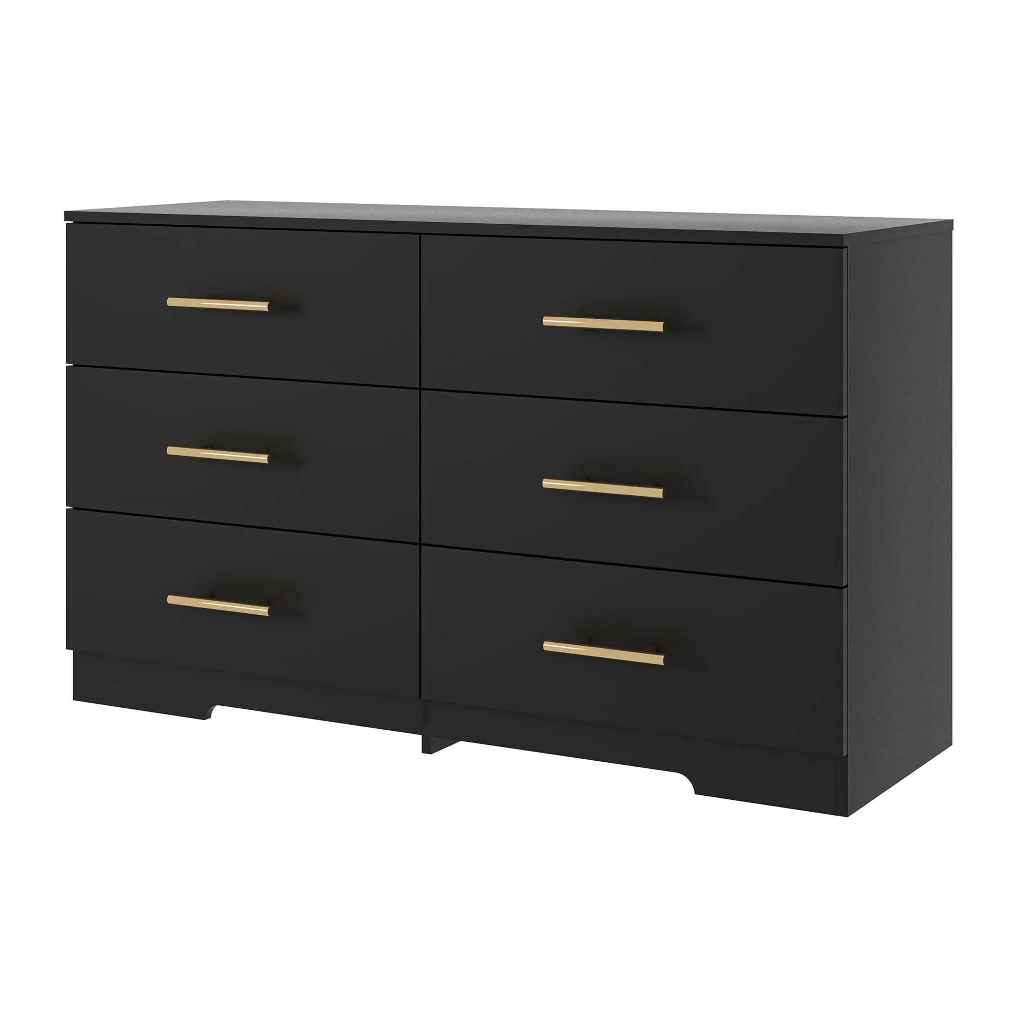 Kadyn White Chest of Drawer, 6 Double Drawer Dresser for Bedroom, Modern Storage Cabinet for Living Room, Dresser - Image 43