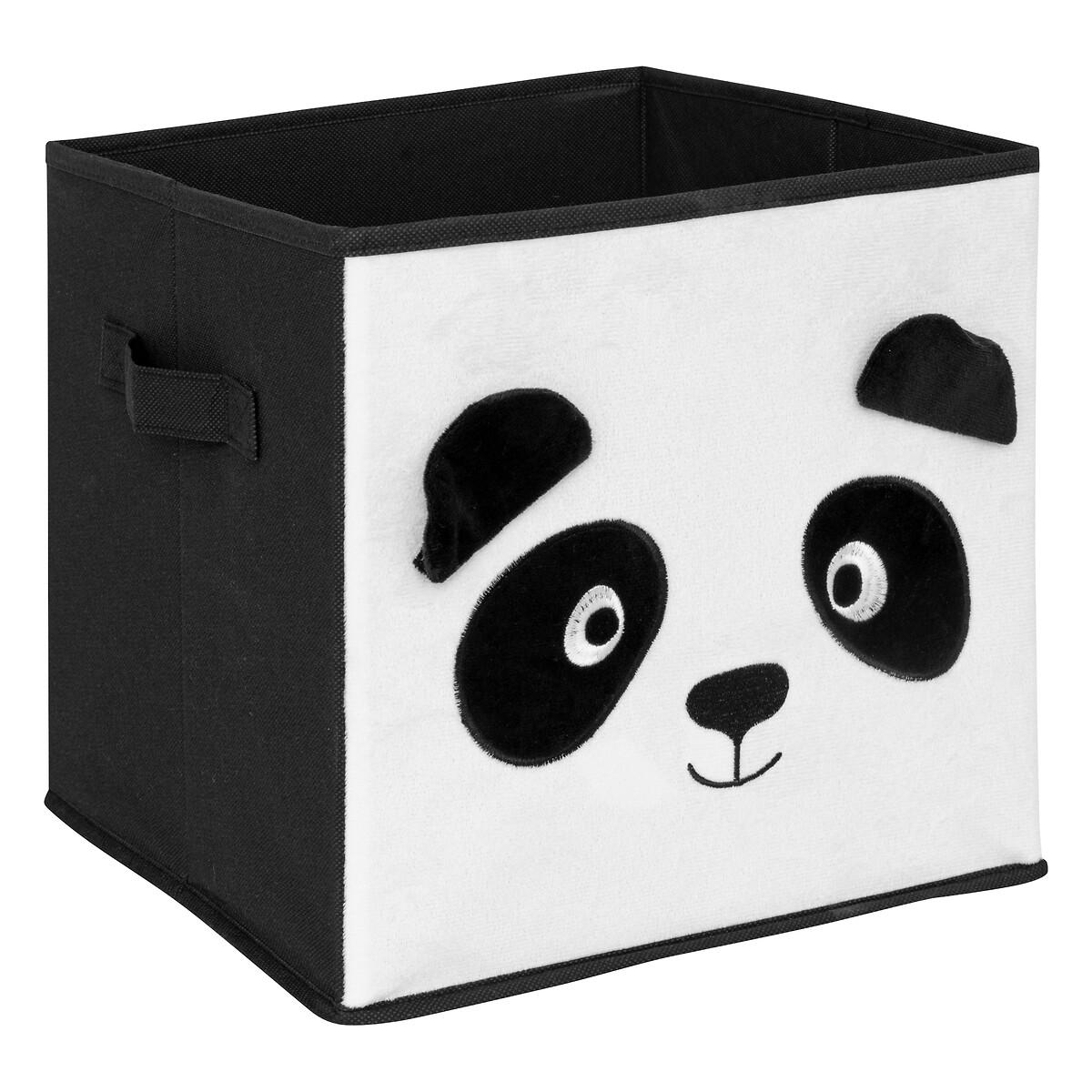 Children's panda storage box "Joey" Black & White, 29x29 cm