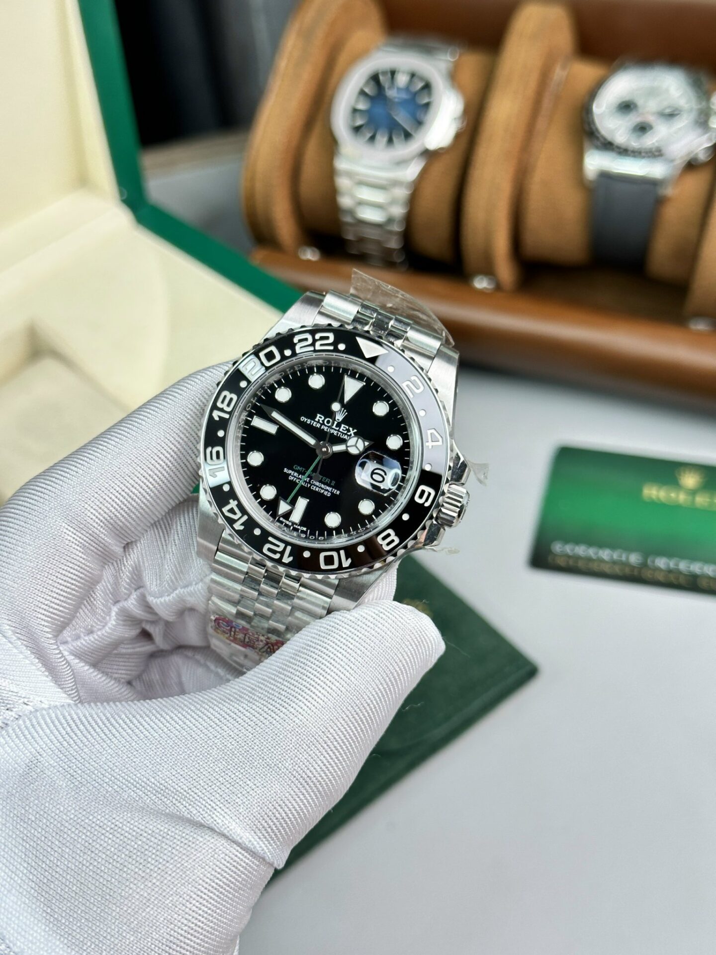 Rolex GMT-Master II 116710LN Replica Watch Black Dial Clean Factory 40mm - Elite Watch Atelier