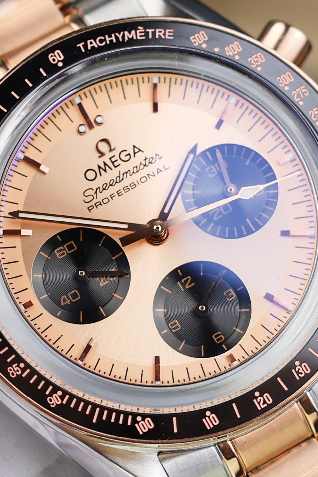 Omega SpeedMaster Fake Watch MoonWatch Demi Rose Gold 42mm - Top club