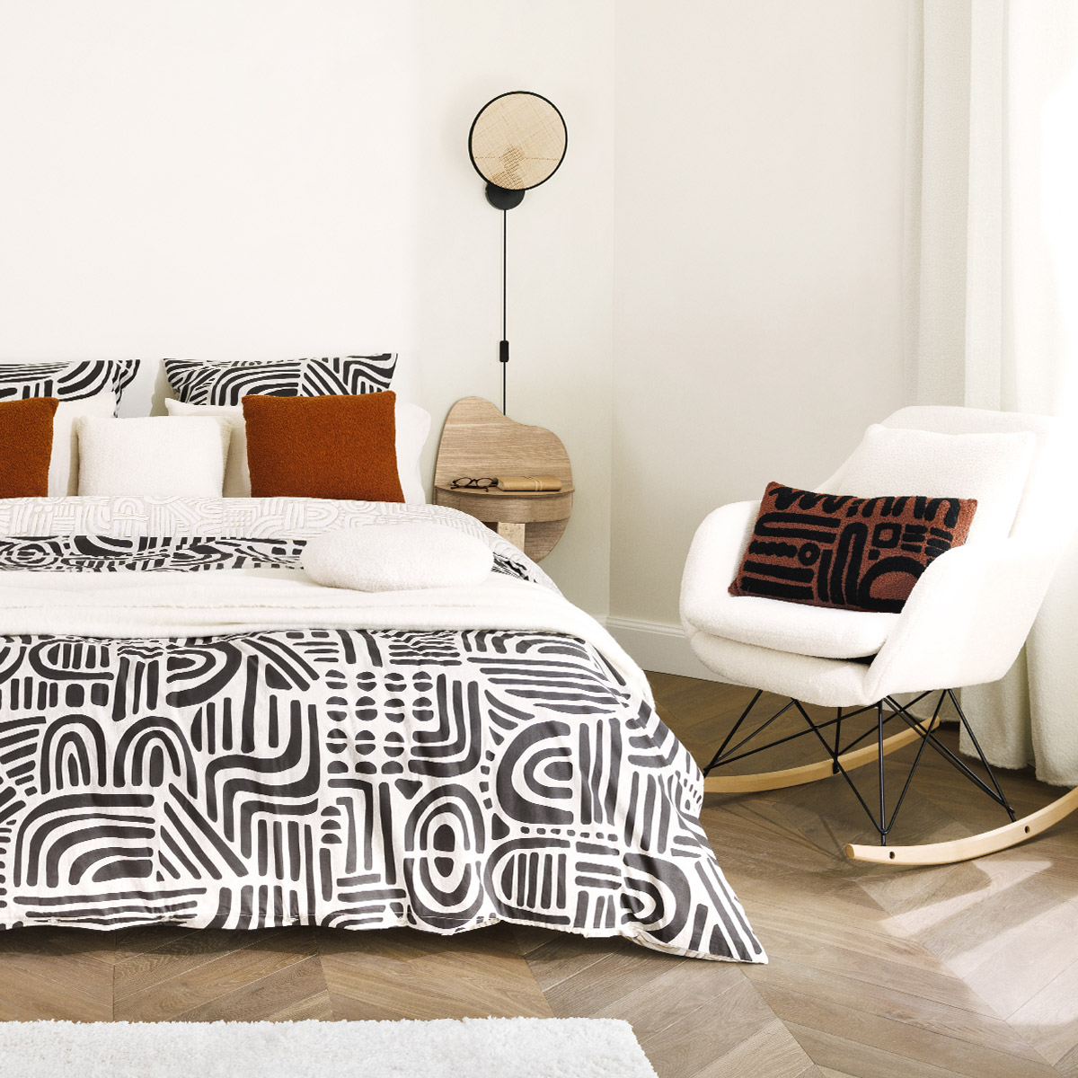 Curtain "Jaiko" White, 140x260 cm