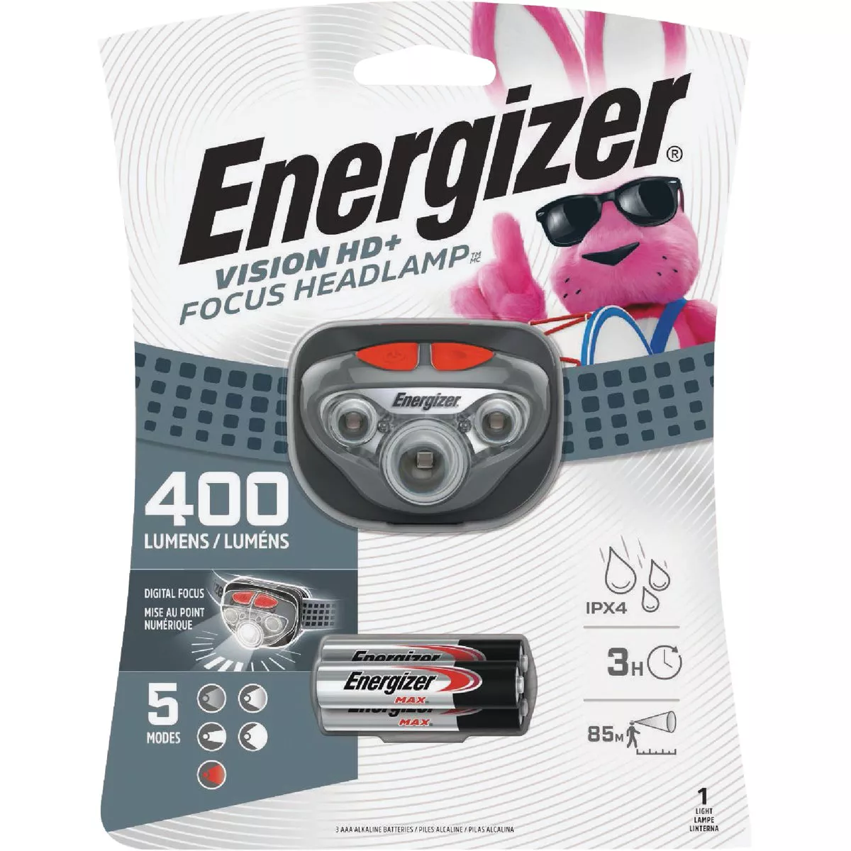 Energizer Vision HD + Focus 400 Lm. LED Headlamp