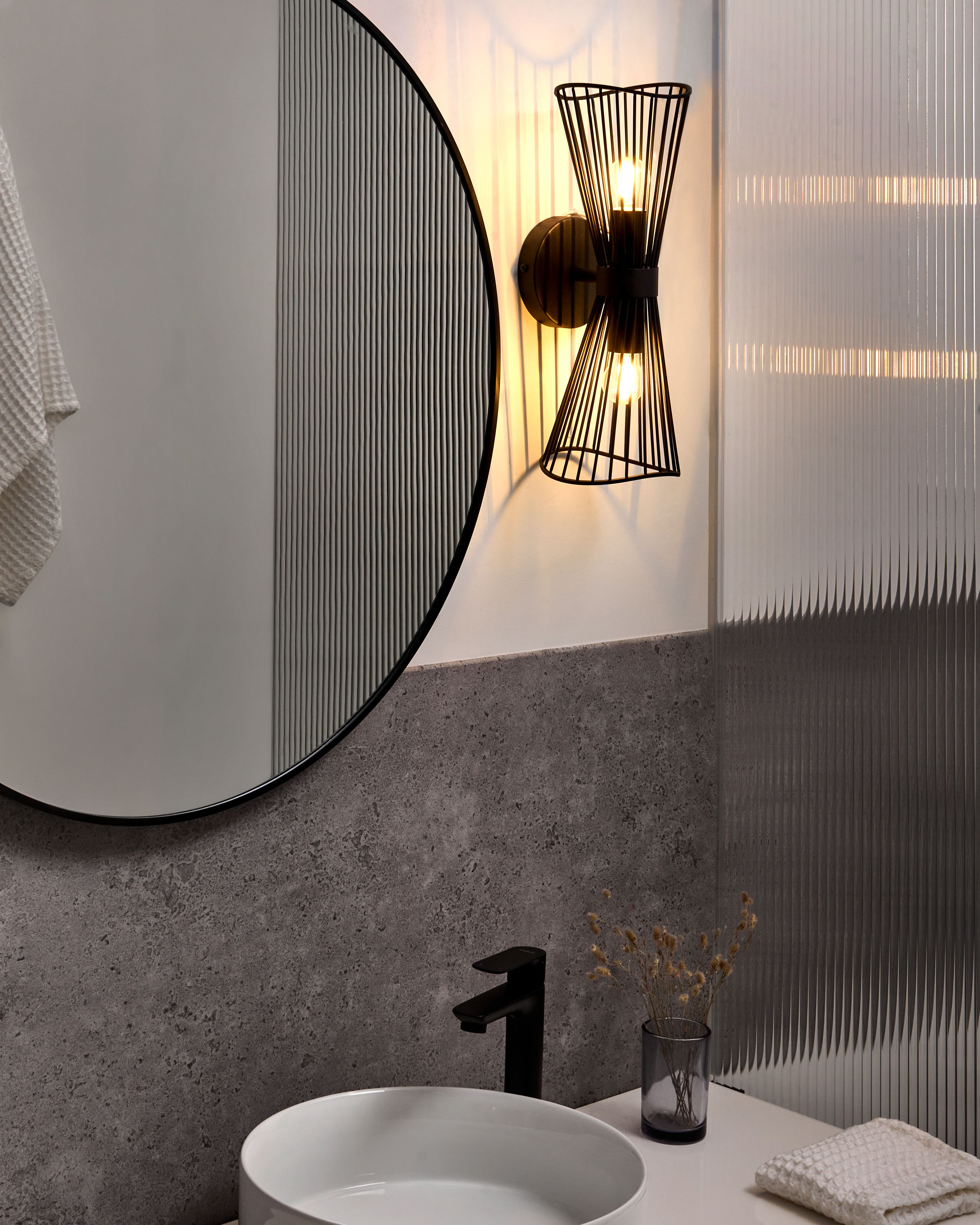 Wall Lamp PARADA Metal Black