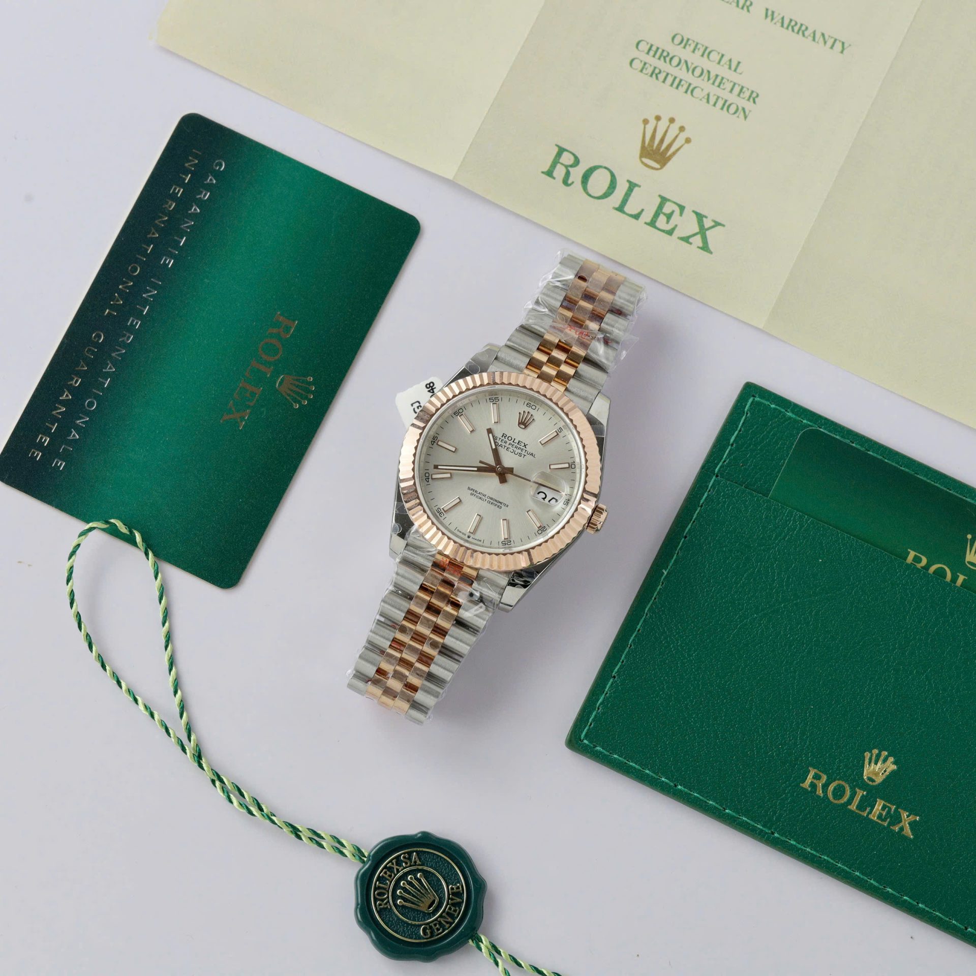 Rolex DateJust Replica Watch Gold Wrapped Jubilee Strap GM Factory 41mm - Top club