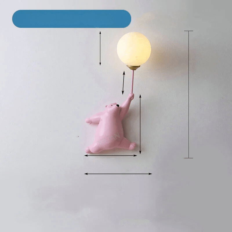 SprookjesLicht | Cartoon Wandlamp voor Kinderen