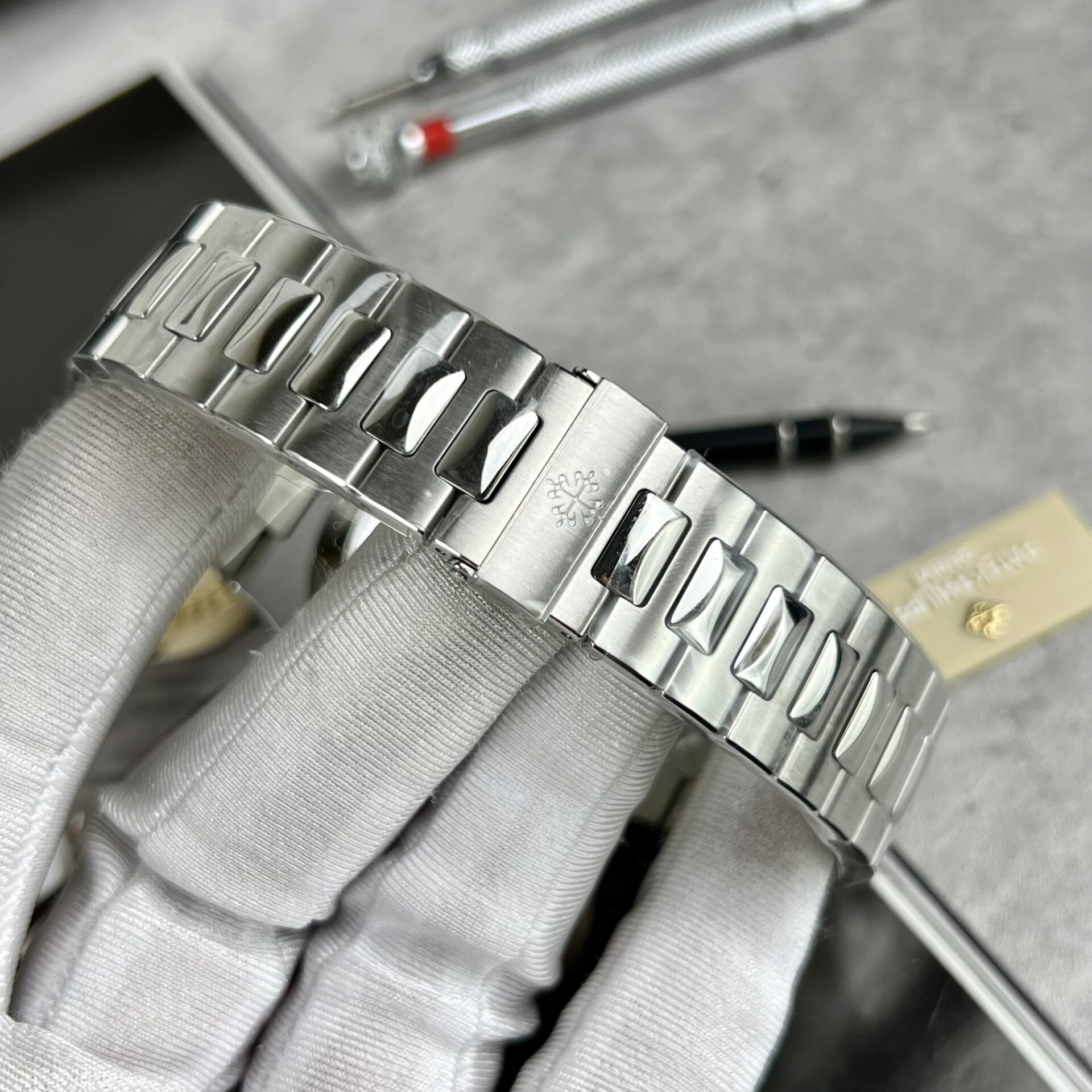 Patek Philippe Nautilus 5726 Replica 11 Watch Blue Purple Dial PPF V2 40.5mm - Top club
