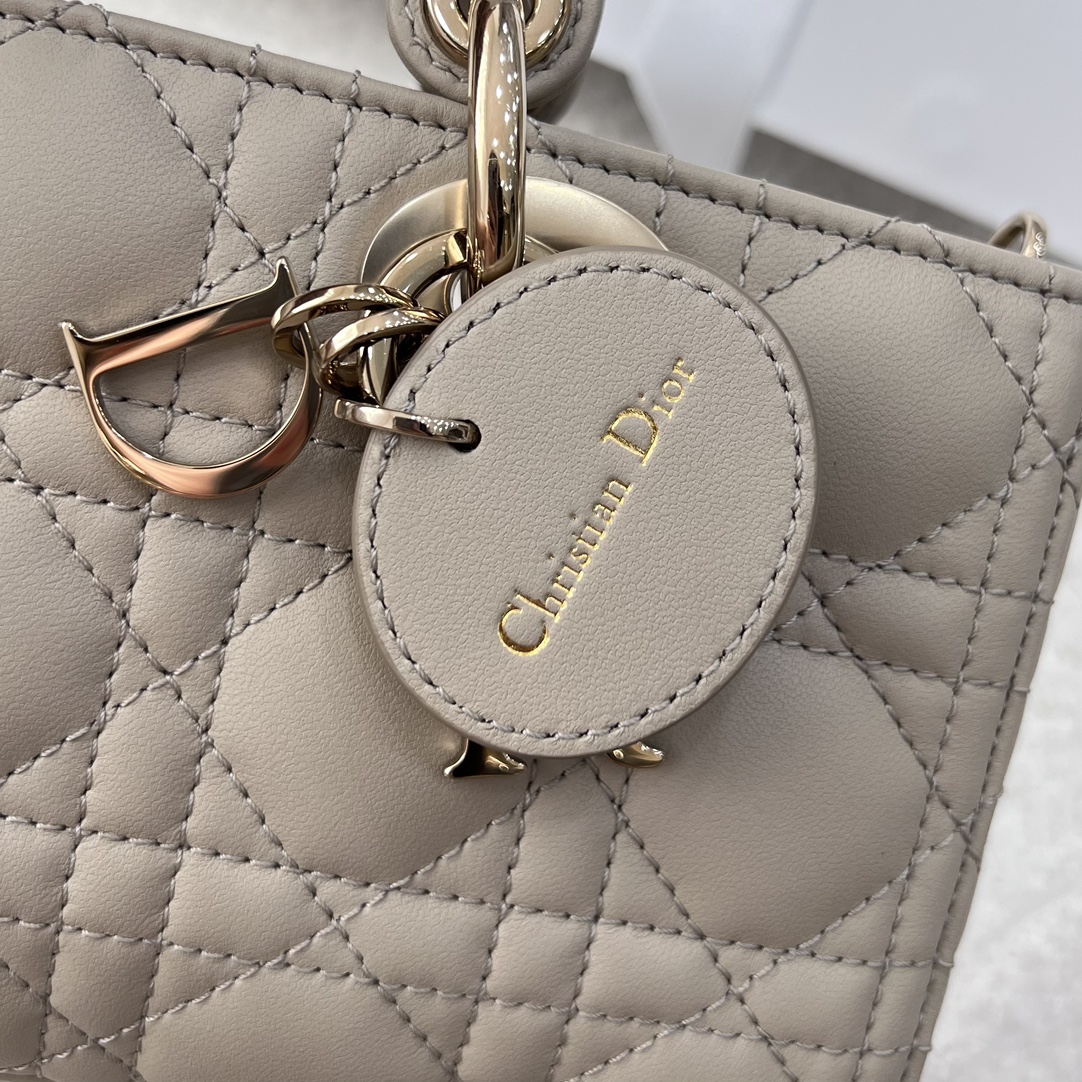 Dior Medium Lady D-Joy Bag Light Brown For Women 8,7in/22cm1:1High-quality replica