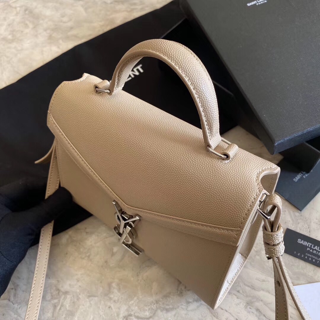 CASSANDRA MONOGRAM CLASP BAG IN MATTE PYTHON1:1High-quality replica