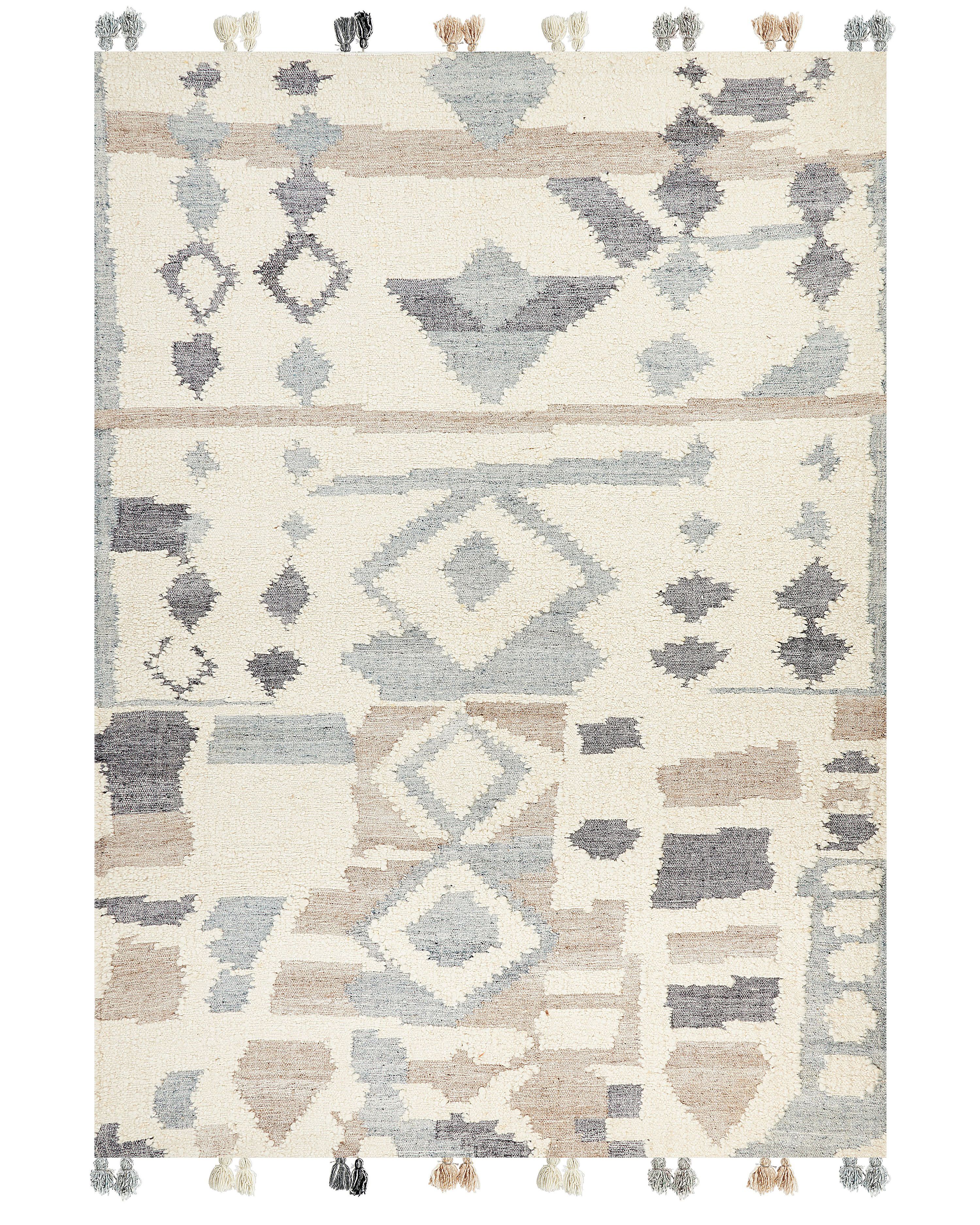 Rug MRGAVET Beige 200 x 300 cm Wool Kilim