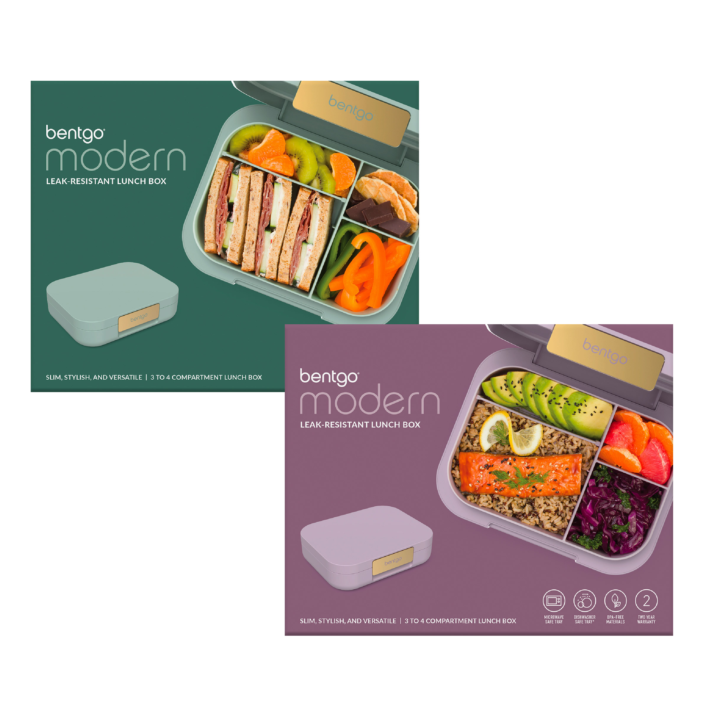 Bentgo Modern Leak-Resistant Lunch Box, 2 Pack - Image 6