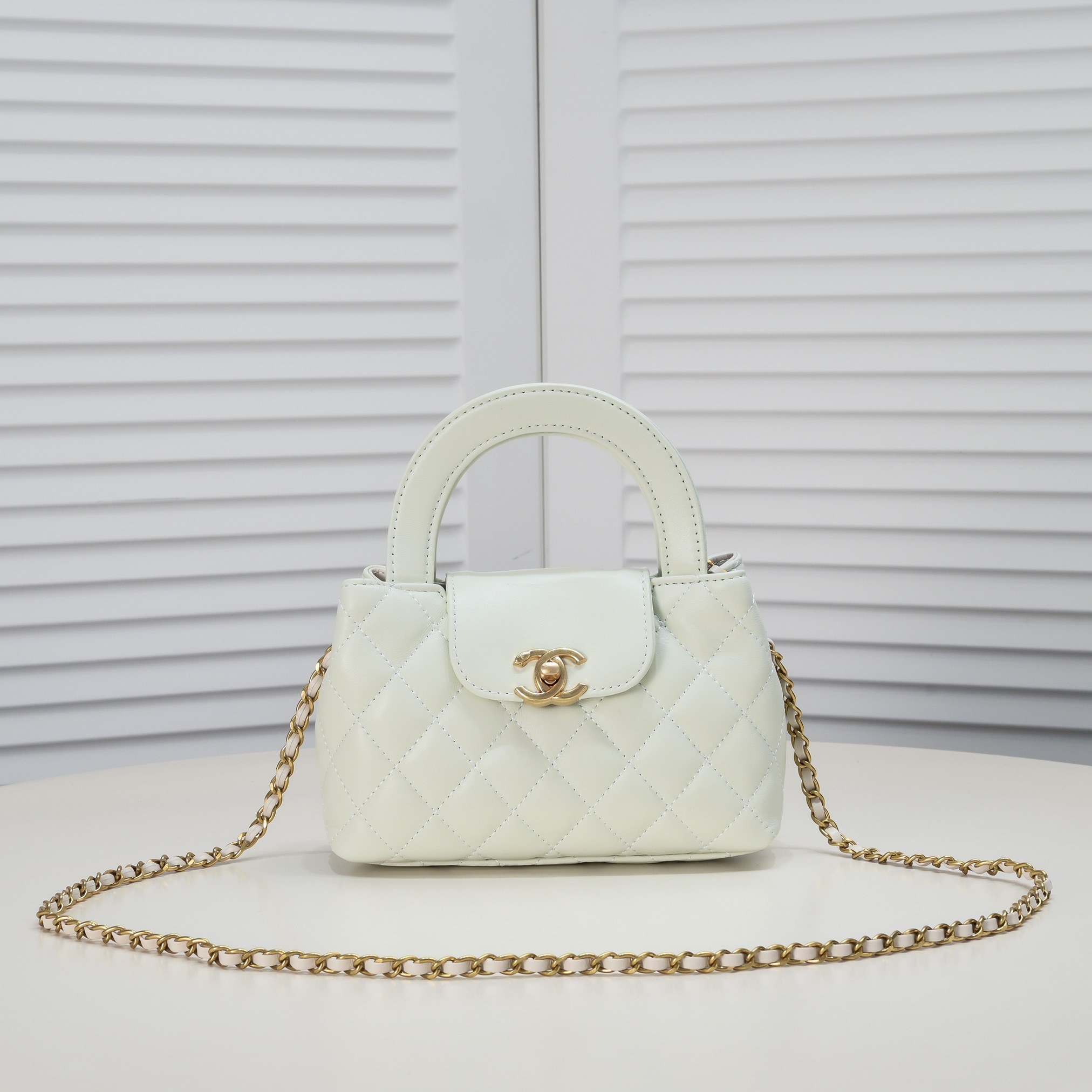 Chanel 23K Kelly Chain Handle Calfskin Handbag1:1High-quality replica