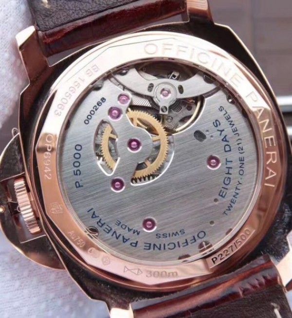 Replica Panerai XF PAM511 Brown Leather Strap P5000 - Top club