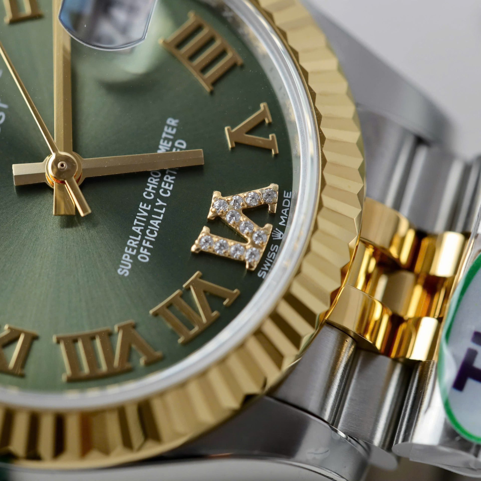 Rolex DateJust Best Replica Watch Green Dial Jubilee Strap THB Factory 31mm - Top club