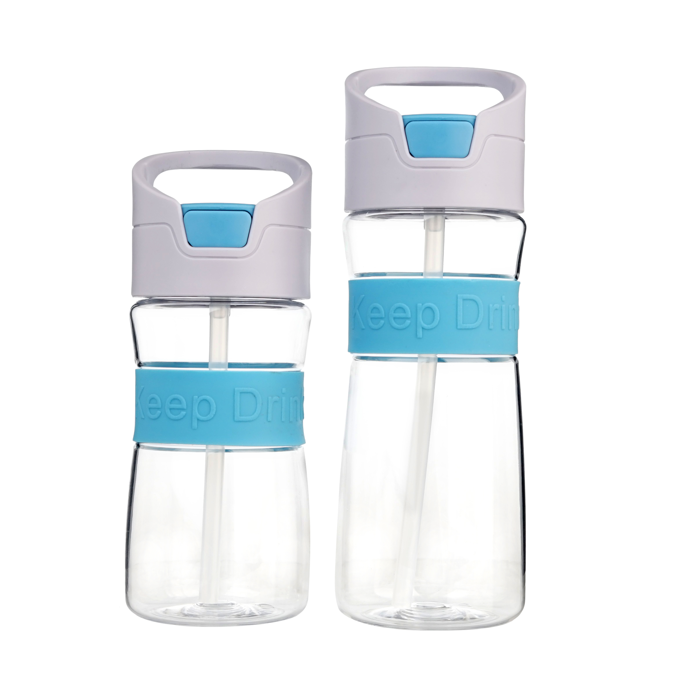 1200ml Big Capacity Plastic Desk Water Bottle with Handle and Straw for Boiling Water for Office Use