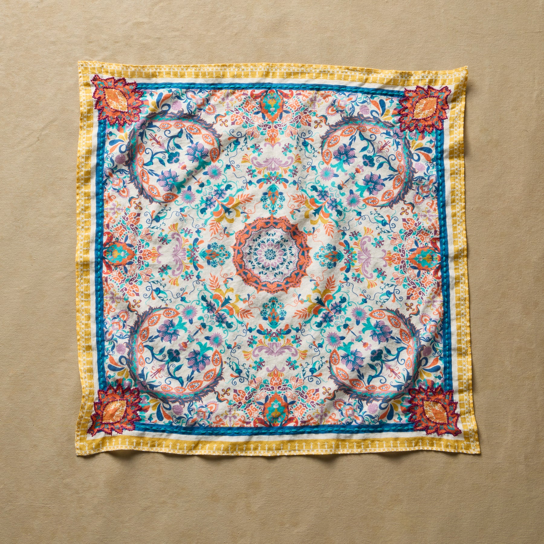 Garden Party Aster Bandana - Sundance Clothing