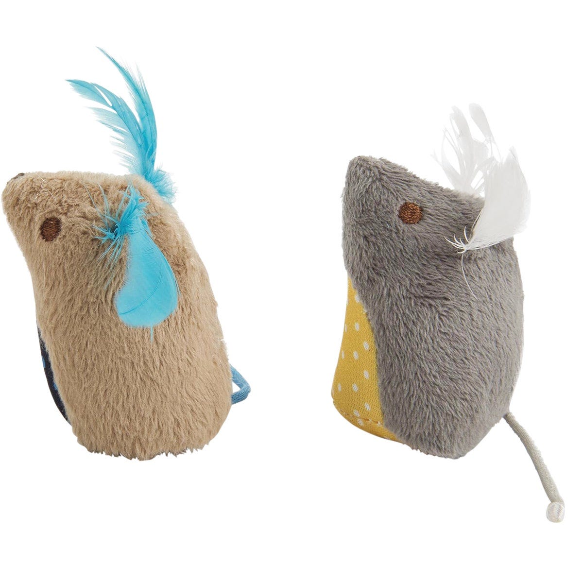 SmartyKat Mouse Mates Plush Catnip Cat Toy (2-Pack)