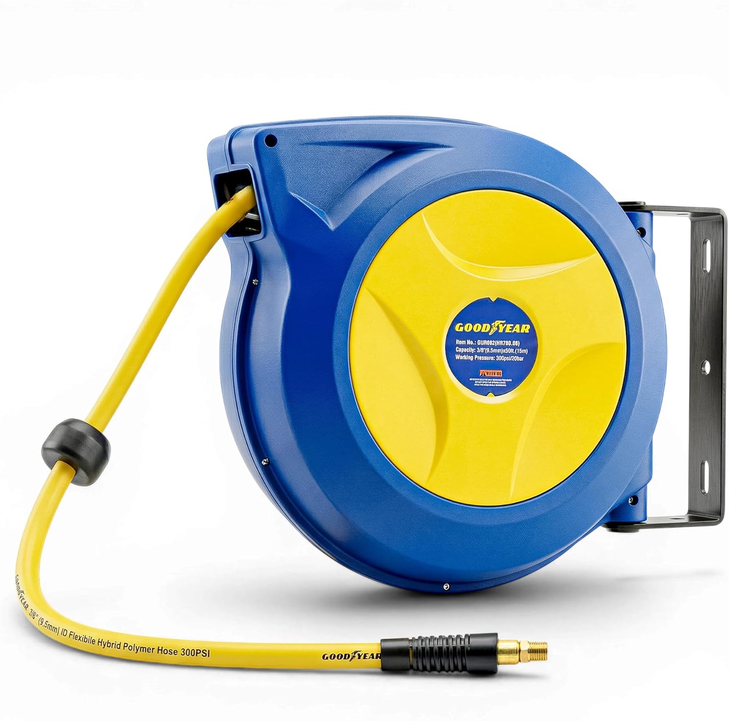 Goodyear Retractable Air Hose Reel, 3/8