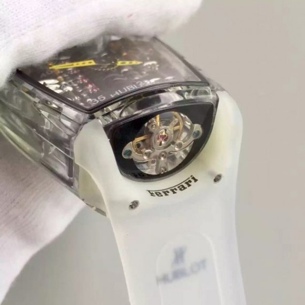 Replica Hublot MP-05 Laferrari Sapphire Limited Edition Skeleton Dial Yellow - Top club