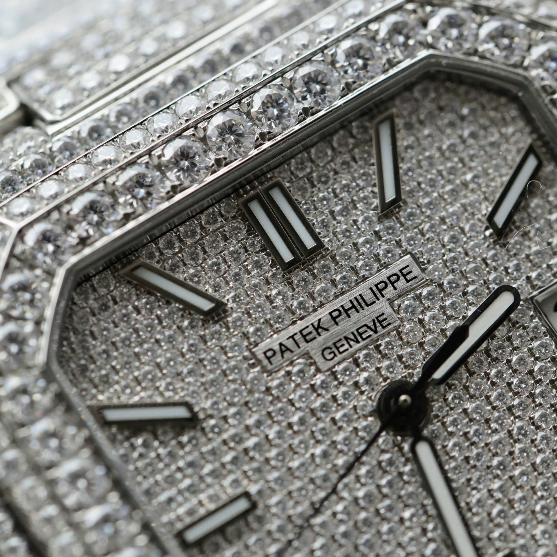 Patek Philippe Cubitus 5821 Copies Watches Diamonds Moissanite Hong Kong Custom 45mm - Top club