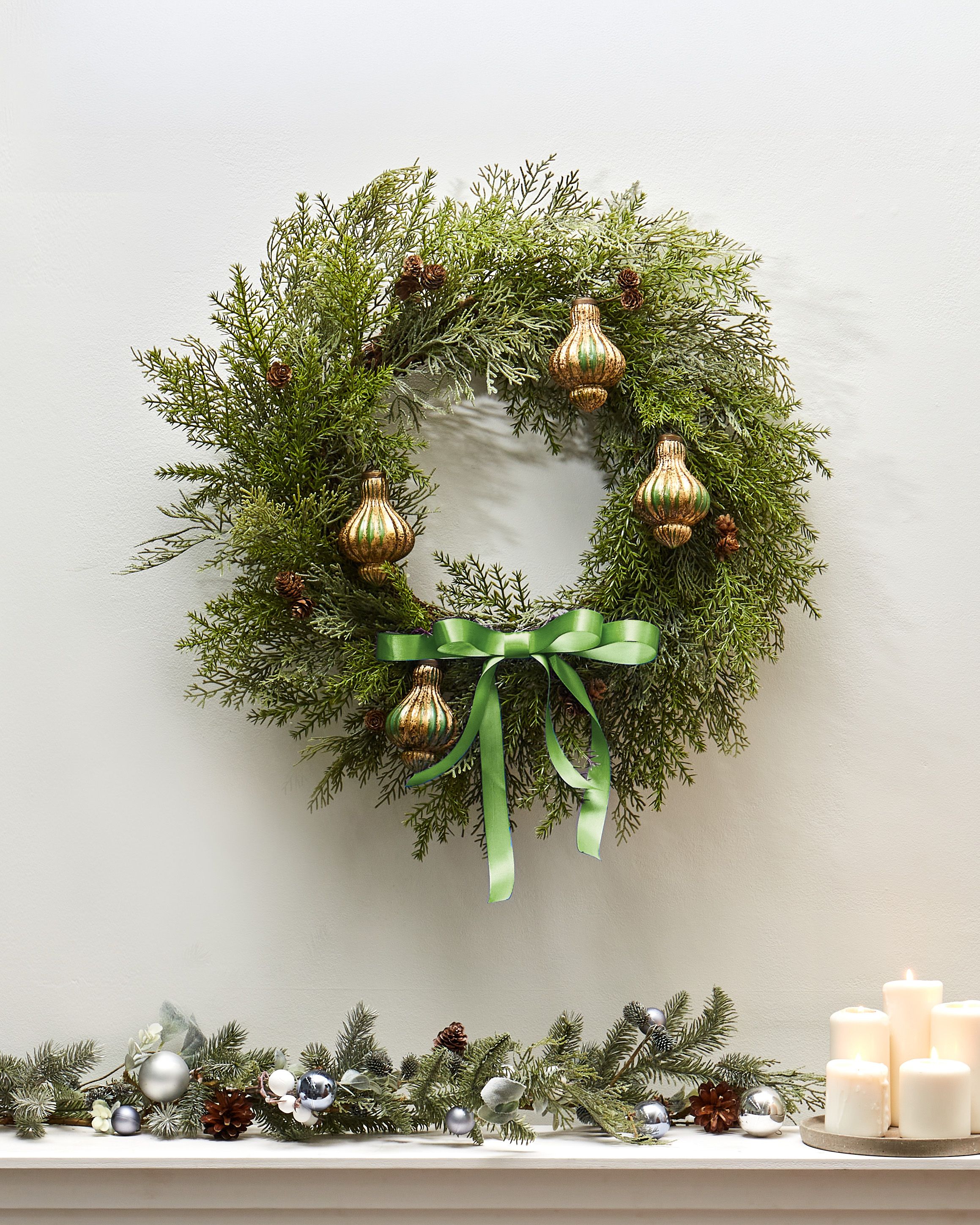 Christmas Wreath PANRUN Green 70 cm