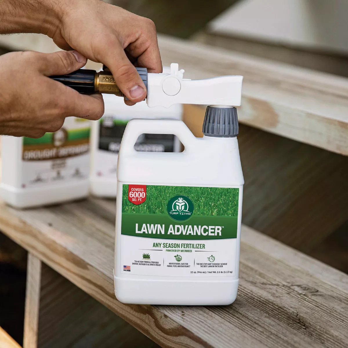 Turf Titan Lawn Advancer 32 Oz. 6000 Sq. Ft. 2-7-7 Lawn Fertilizer