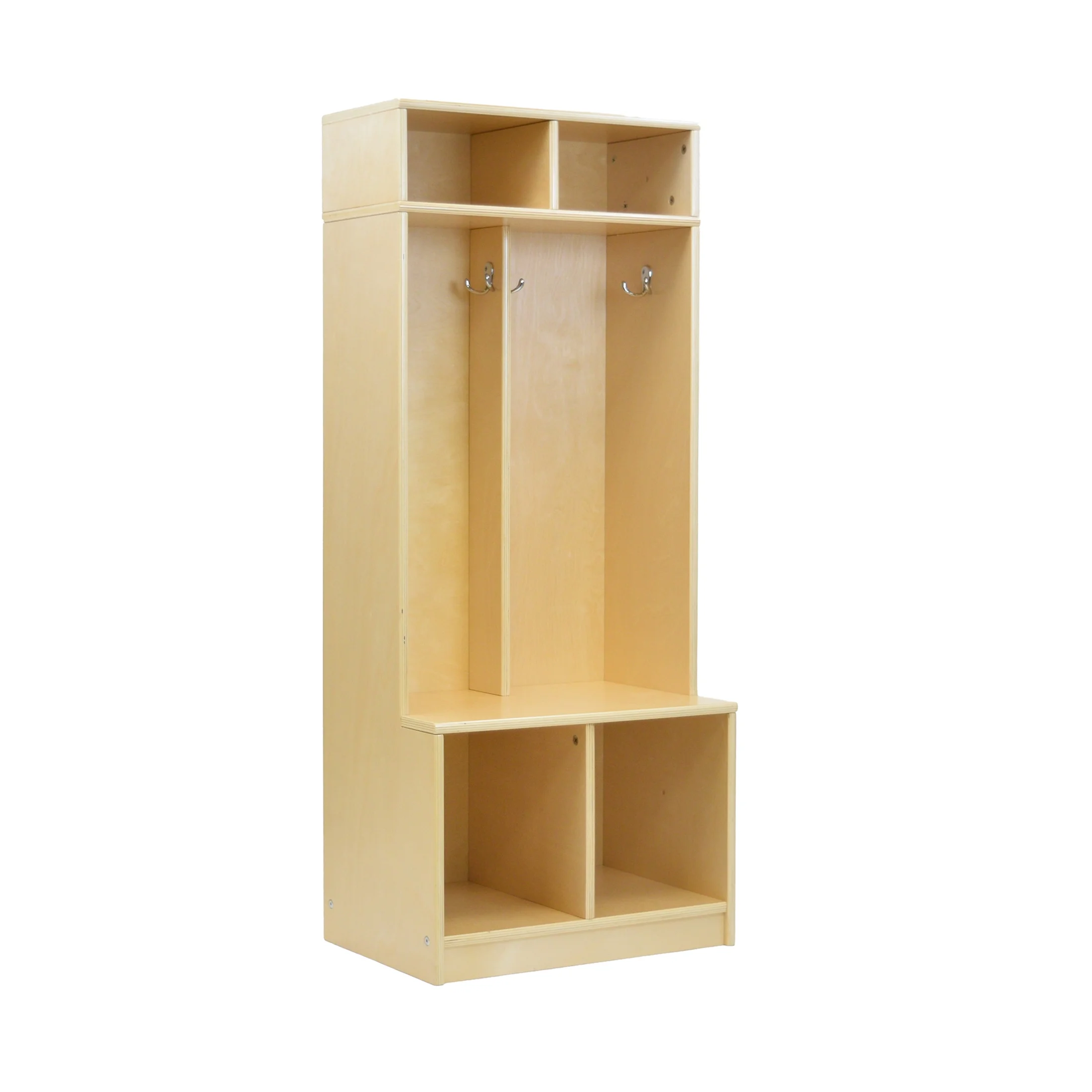 Little Partners Locker Cabinet Cubby Organizer, Learn 'N Store Wooden Classroom Cubbies Compartment Lockers for Storage of Toddlers and Kids Coats, Equipment, Backpacks - Espresso - Image 20
