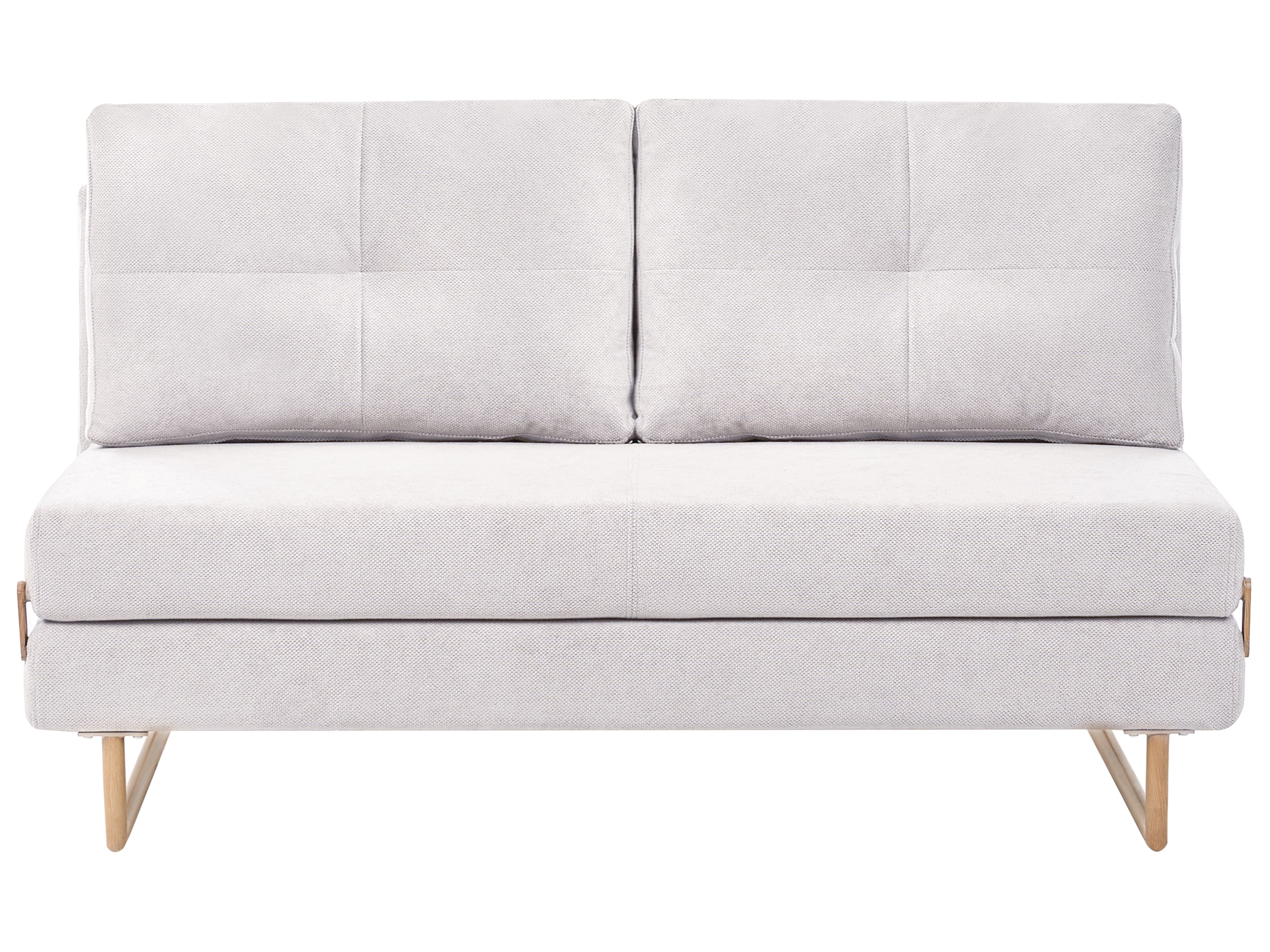 Sofa Bed 3 Seater JERSLEV Fabric Off-White