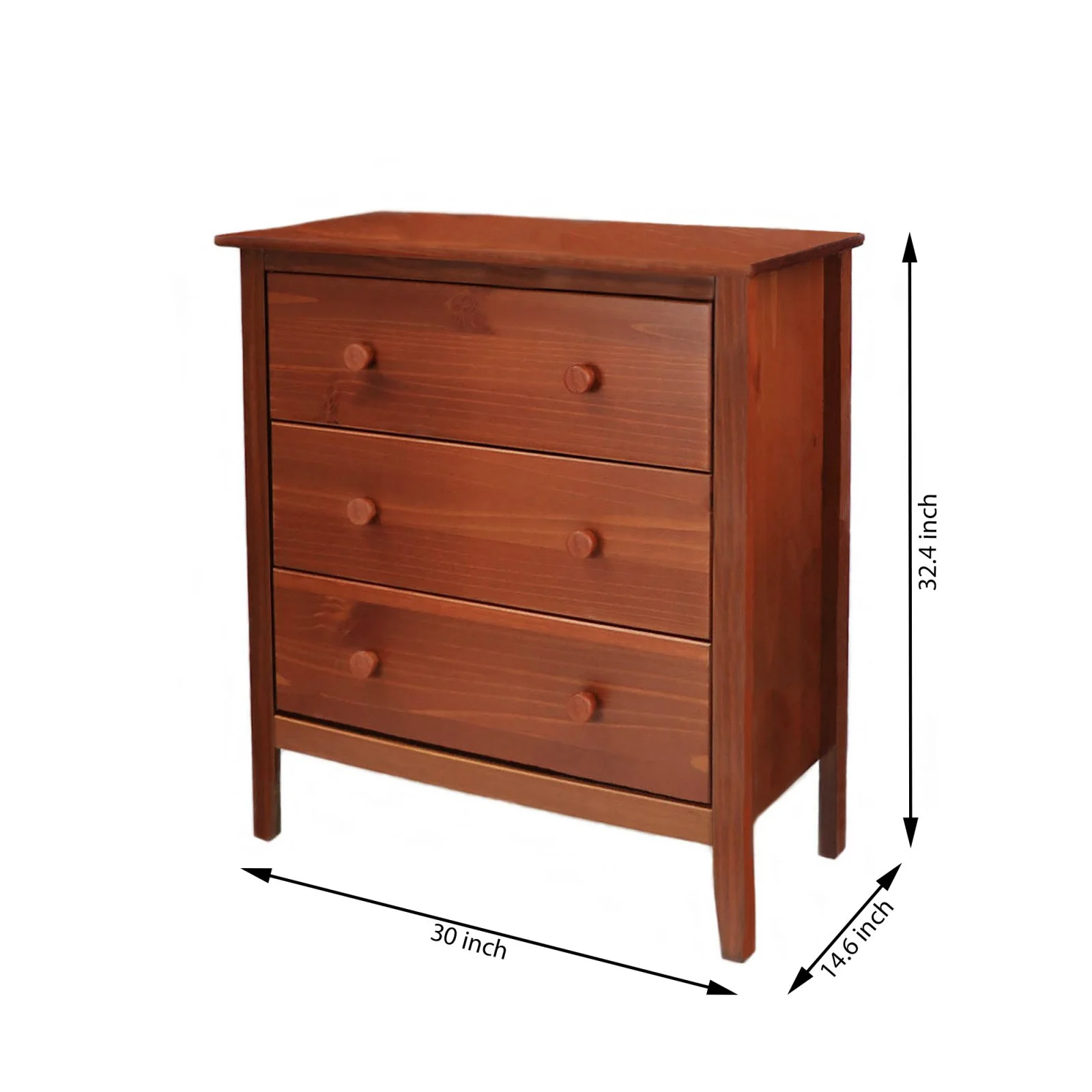 Adeptus Solid Wood Easy Pieces 4 Drawer Chest of Drawers - White - Image 29