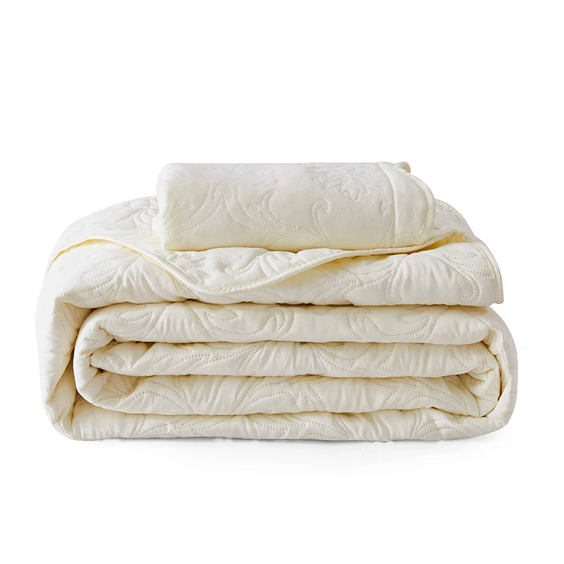 ElegantTouch - Wit Geïmpregneerd Katoenen Quilt