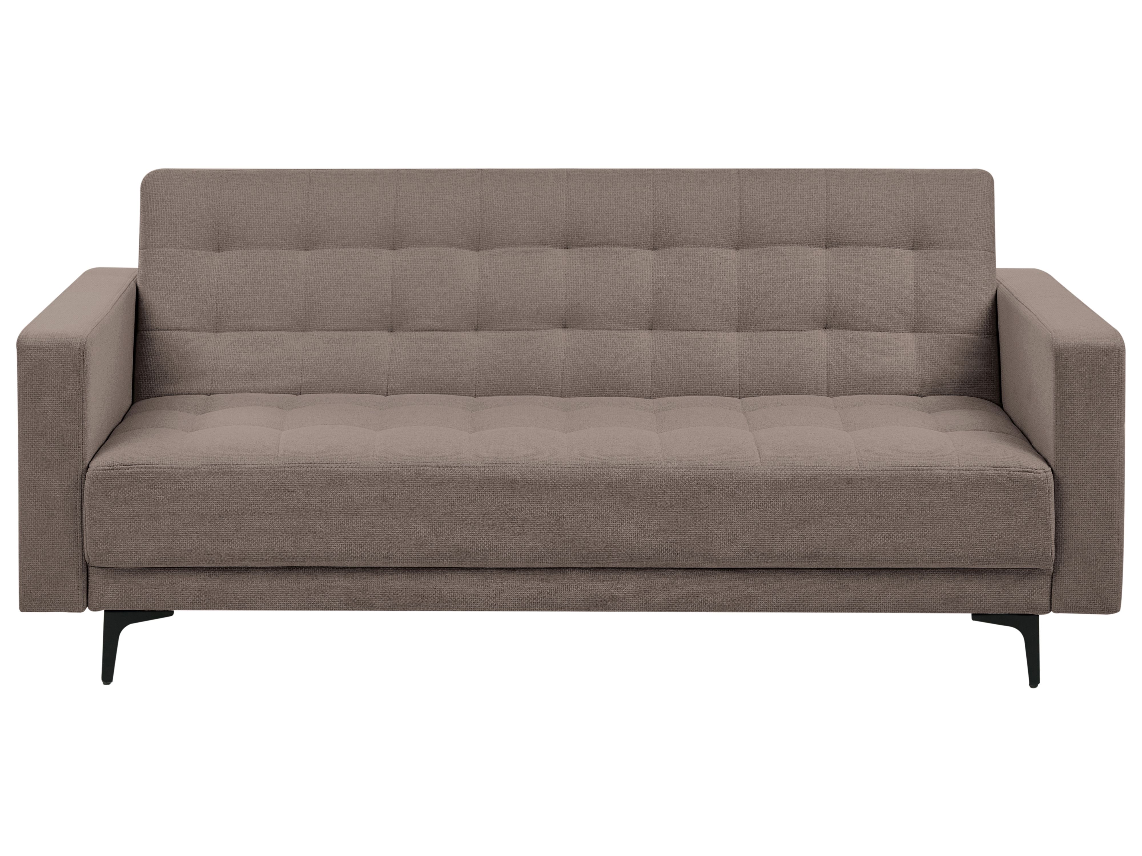 Sofa Bed 3 Seater ABERDEEN Fabric Taupe