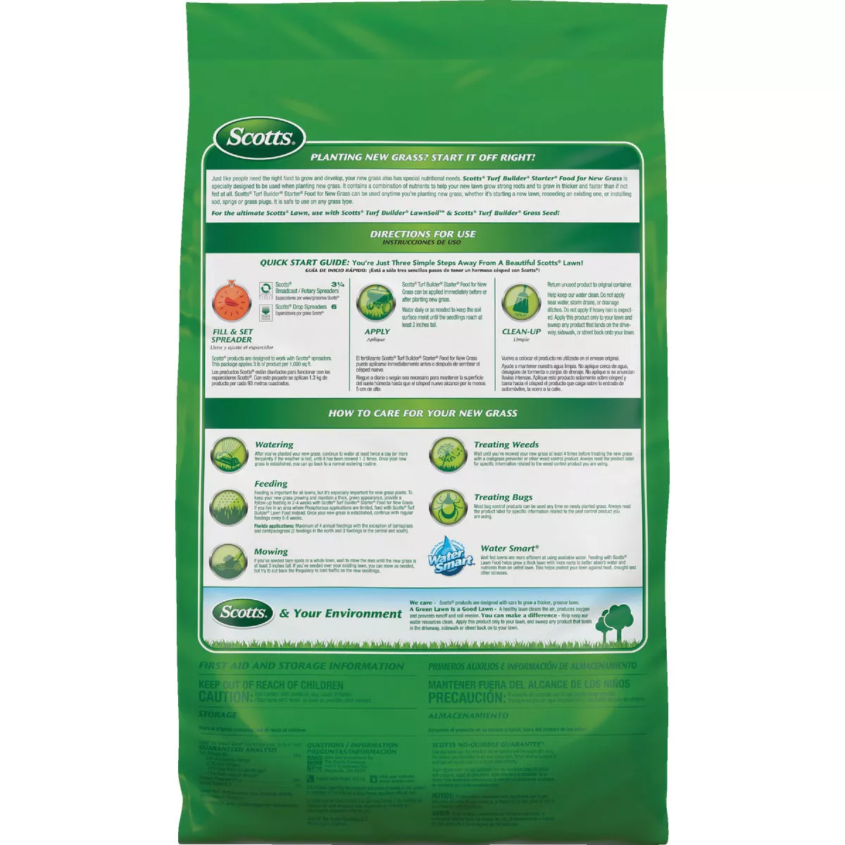 Scotts Turf Builder 42 Lb. 14,000 Sq. Ft. Starter Food For New Grass