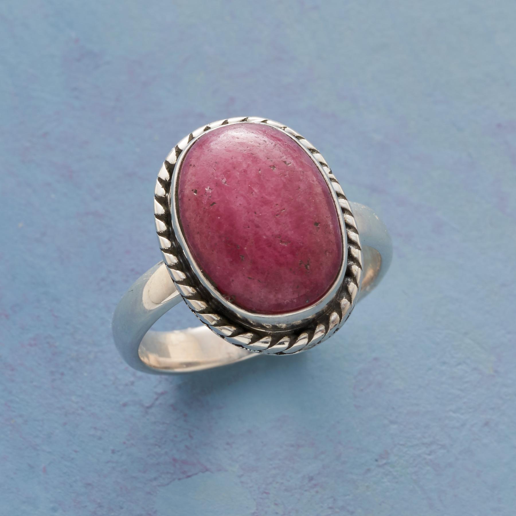 Rope Around Rhodonite Ring - Sundance Clothing
