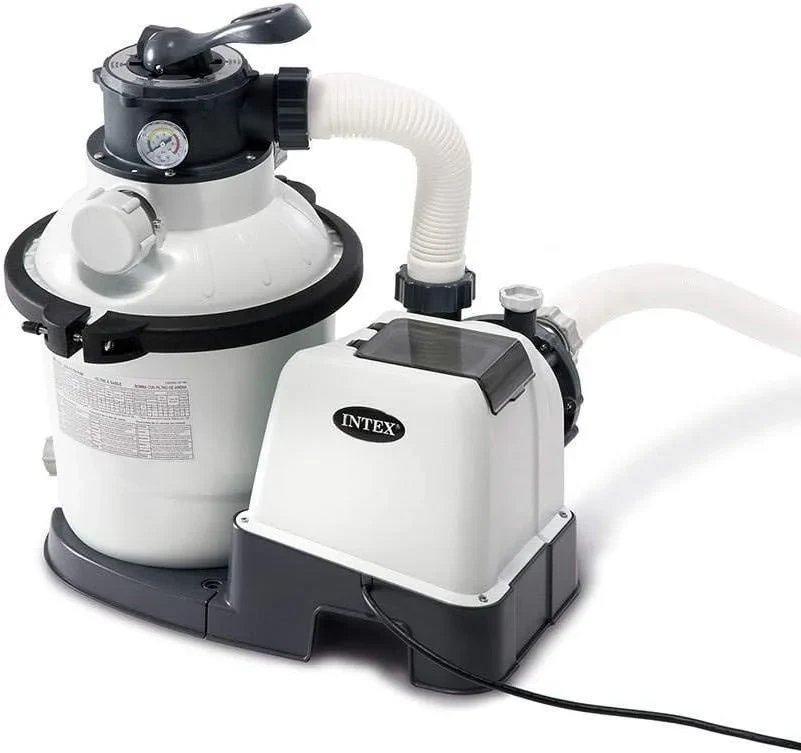 Intex Krystal Clear 16 Inch 3,000 GPH Above-Ground Pool Sand Filter Pump - 26651EG - Image 5 Intex Krystal Clear 16 Inch 3,000 GPH Above-Ground Pool Sand Filter Pump - 26651EG - Image 5