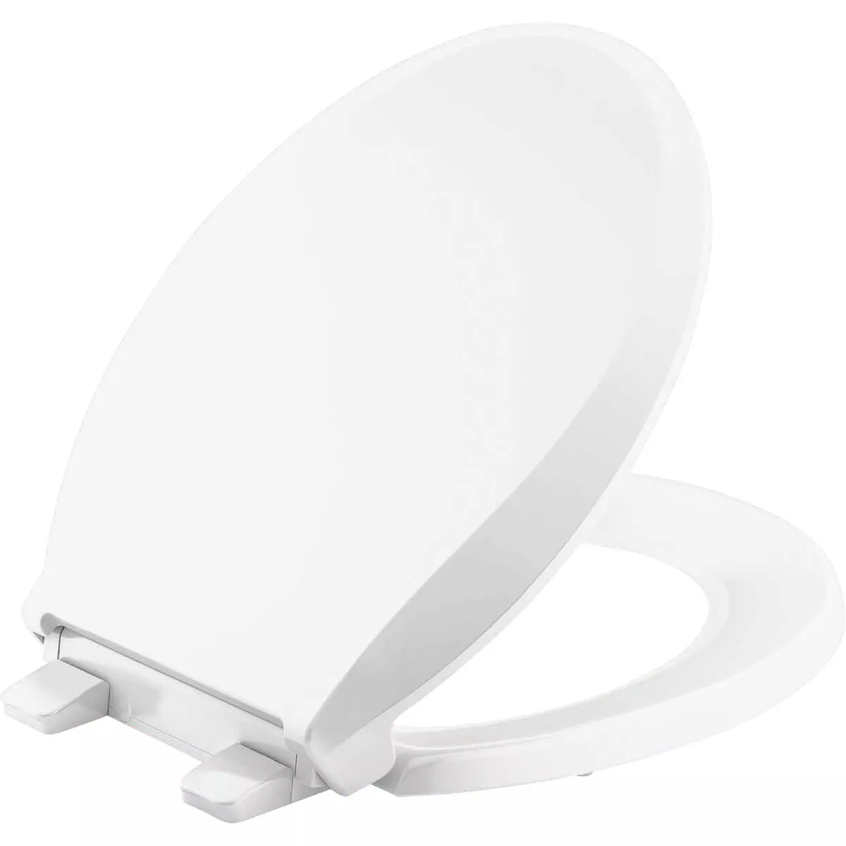 Kohler Cachet ReadyLatch Quiet-Close Round Toilet Seat with Nightlight, White