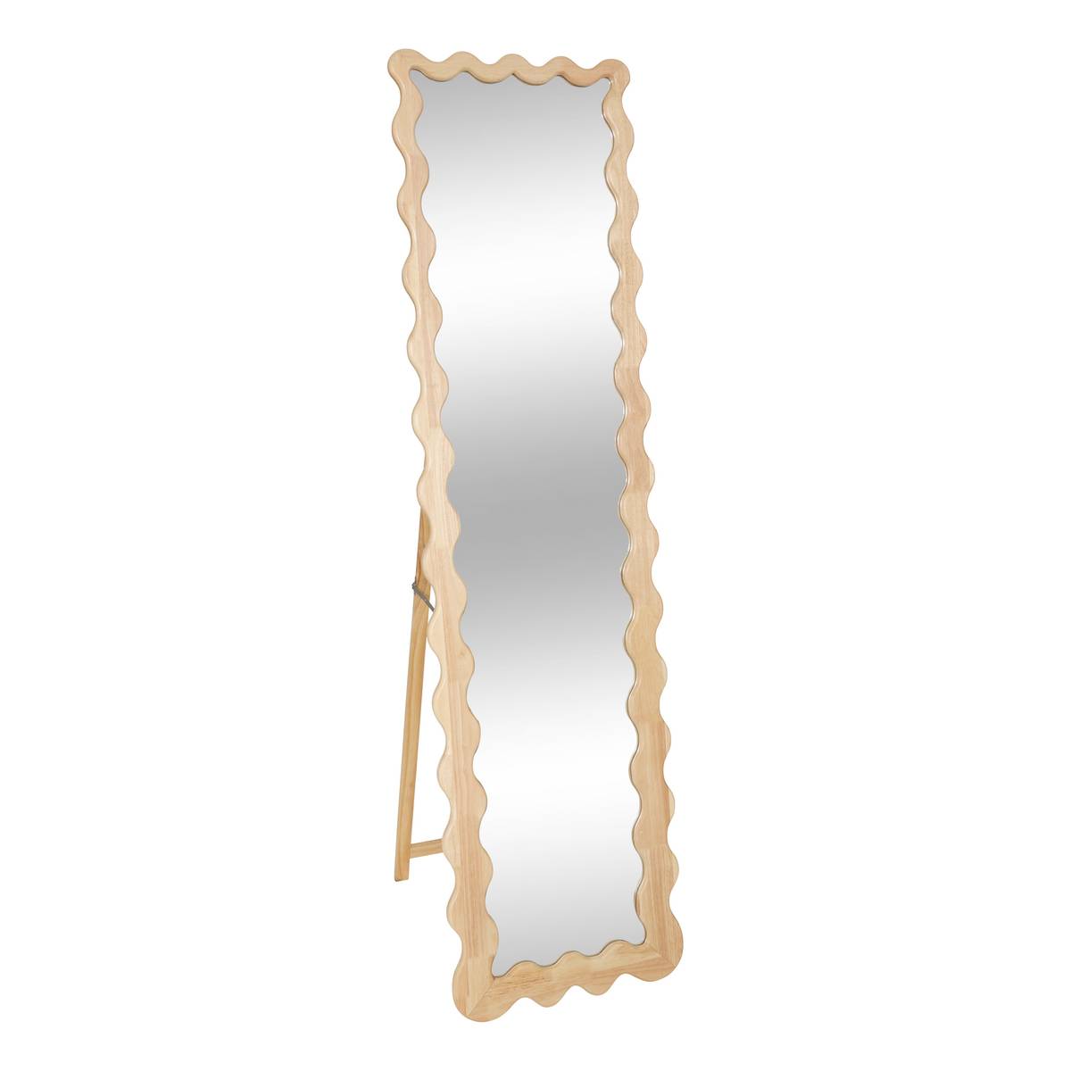 "Brooke" Floor Mirror Beige, 180x48 cm