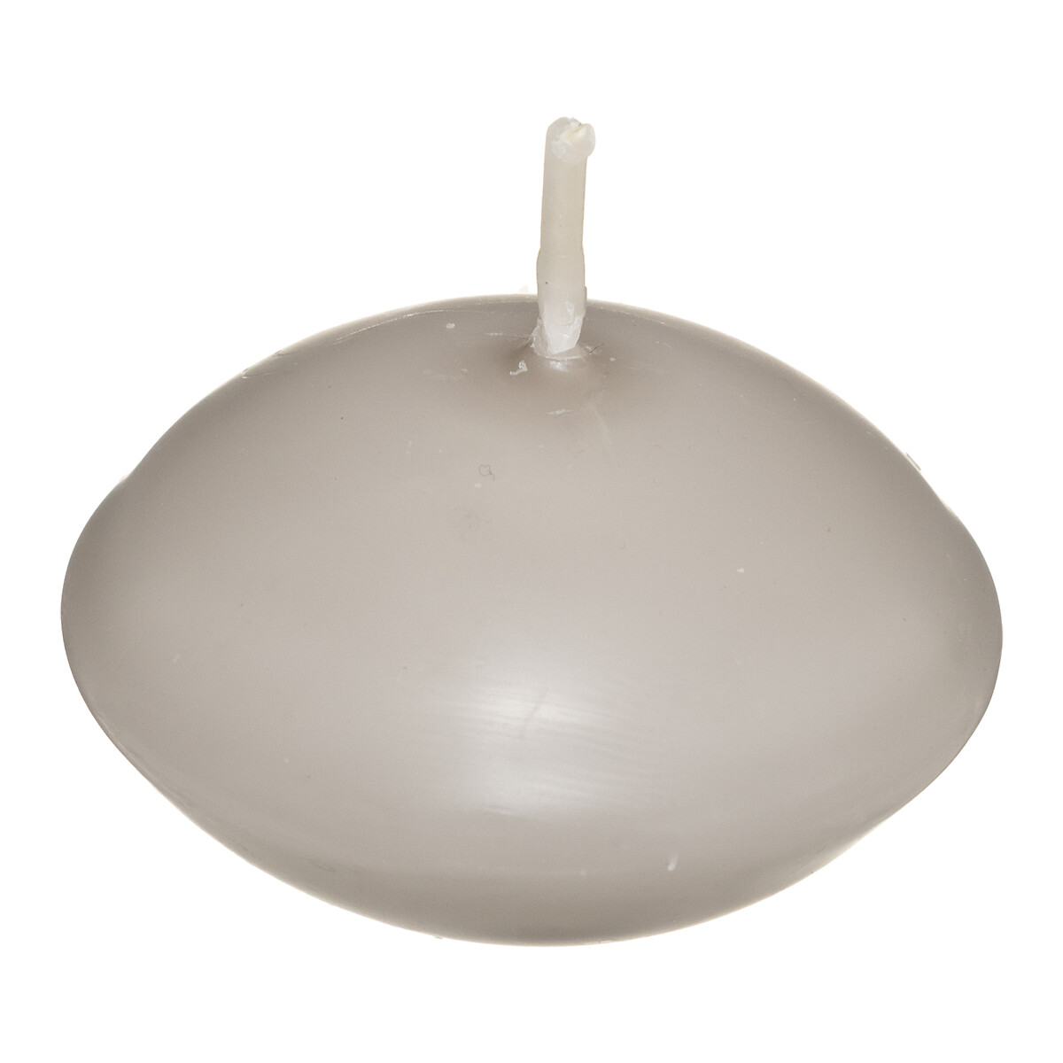 Floating candle Taupe grey, 25g
