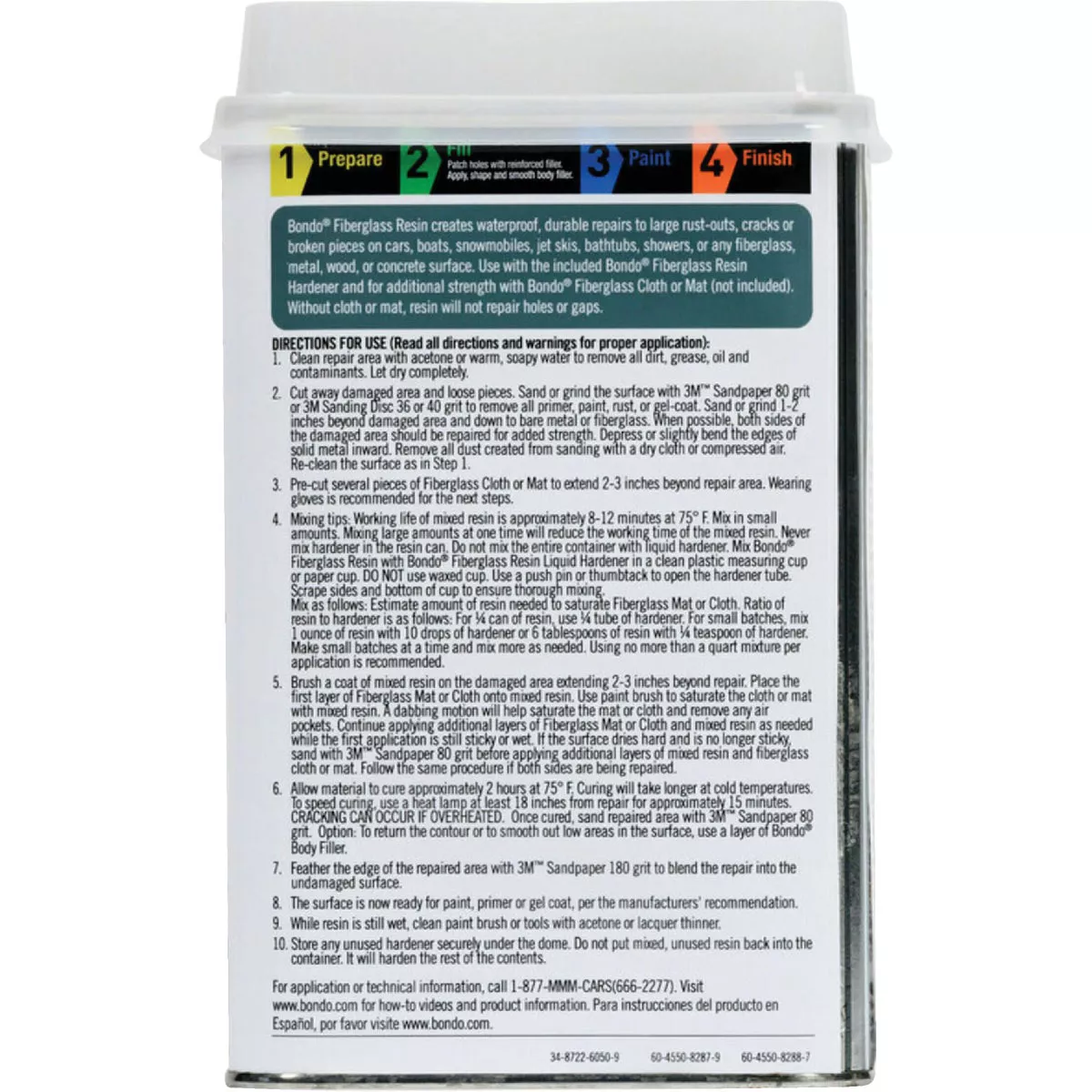 Bondo 0.9 Qt. All-Purpose Fiberglass Resin with Hardener