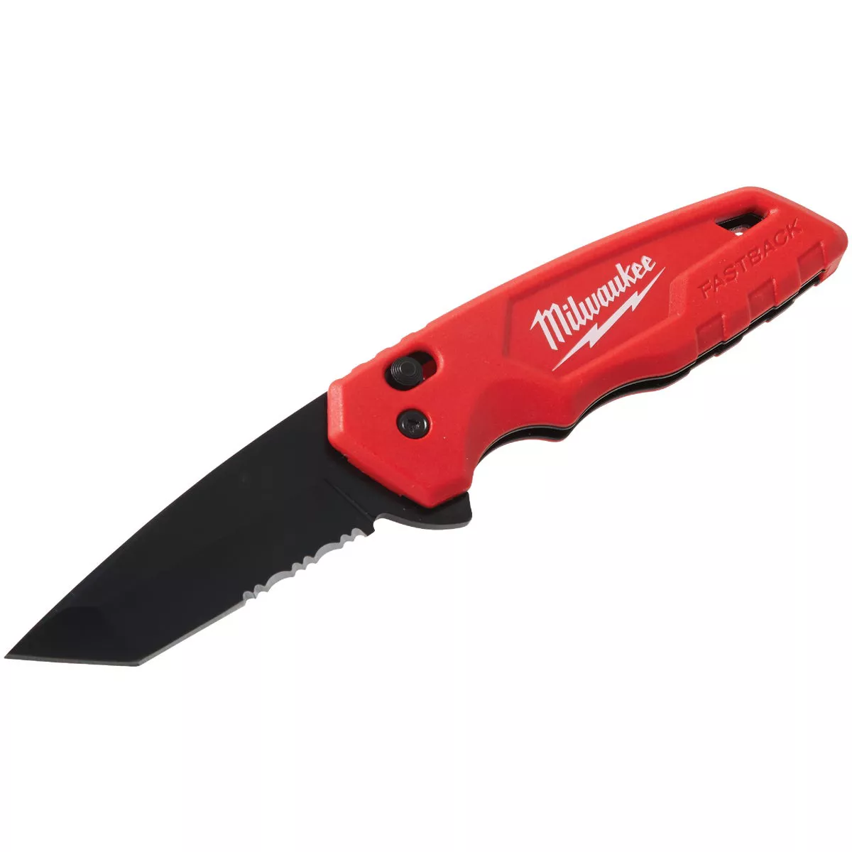 Milwaukee FASTBACK Serrated 3-1/4 In. Folding Knife