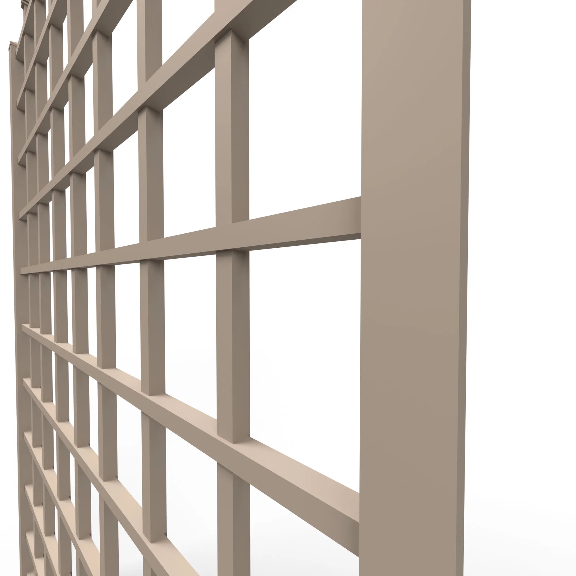 Dura-Trel Winchester 57 by 95 Inch Outdoor Garden Patio Trellis, Mocha - Image 6
