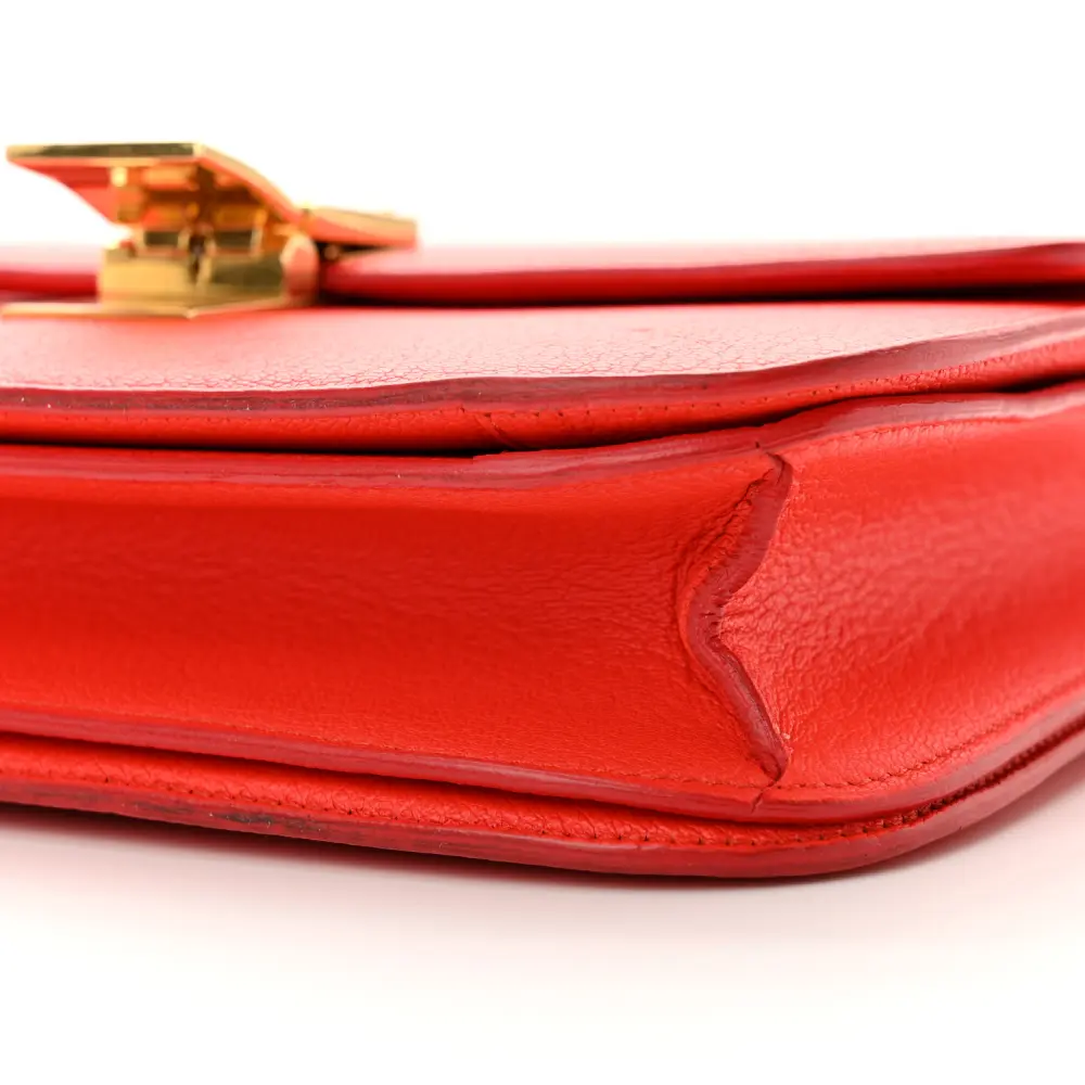 Top Replica Handbags – Celine Alizarin Goatskin Flap Bag Superfake1:1High-quality replica