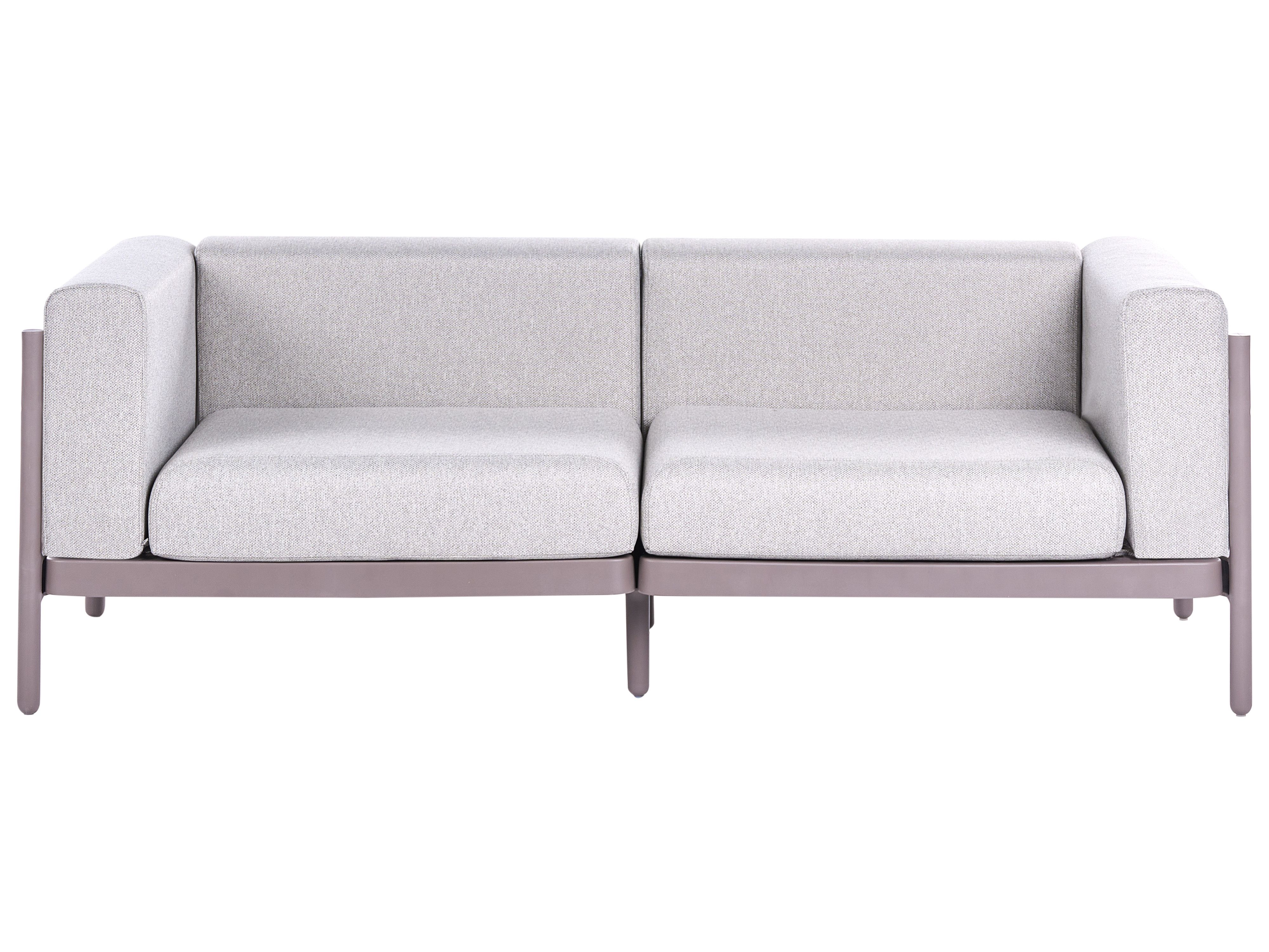 Garden Sofa 2 Seater FERRETTI Taupe