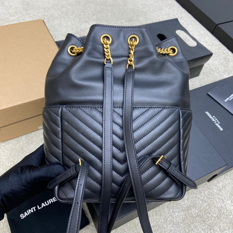 Replica Ysl Saint Laurent Joe Backpack 672609 In Black Lambskin1:1High-quality replica