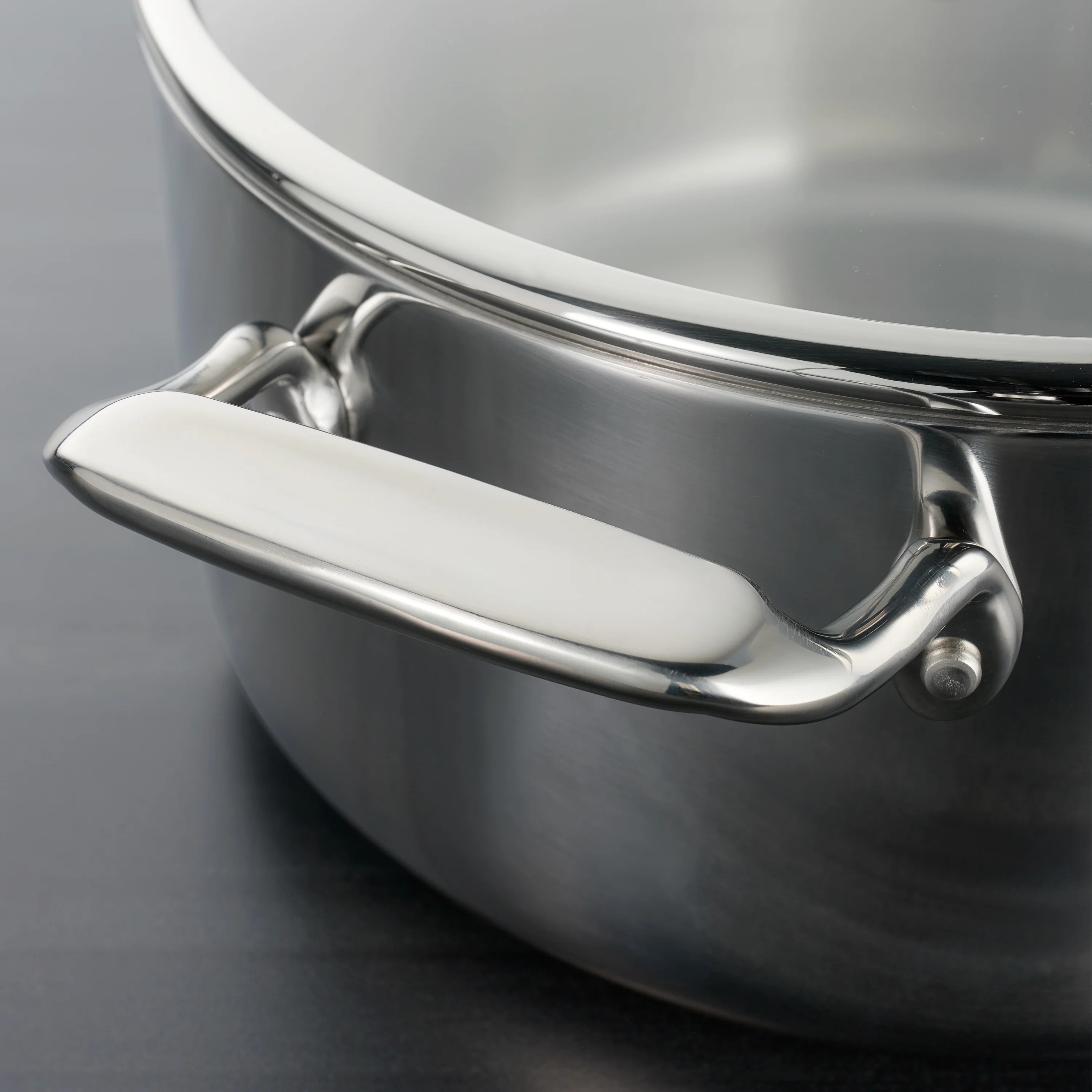 Tramontina 14-Piece Tri-Ply Clad Stainless Steel Cookware Set, with Glass Lids - Image 16