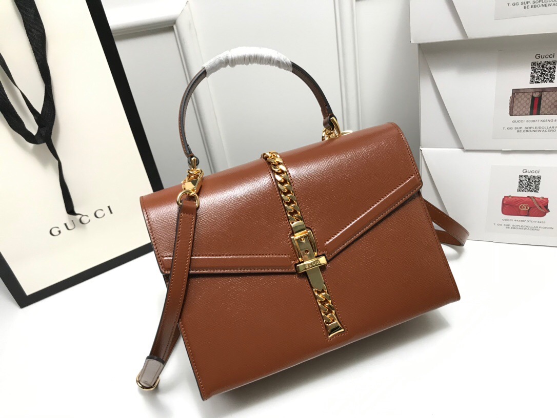 Replica Gucci Sylvie 1969 Small Top Handle Bag1:1High-quality replica