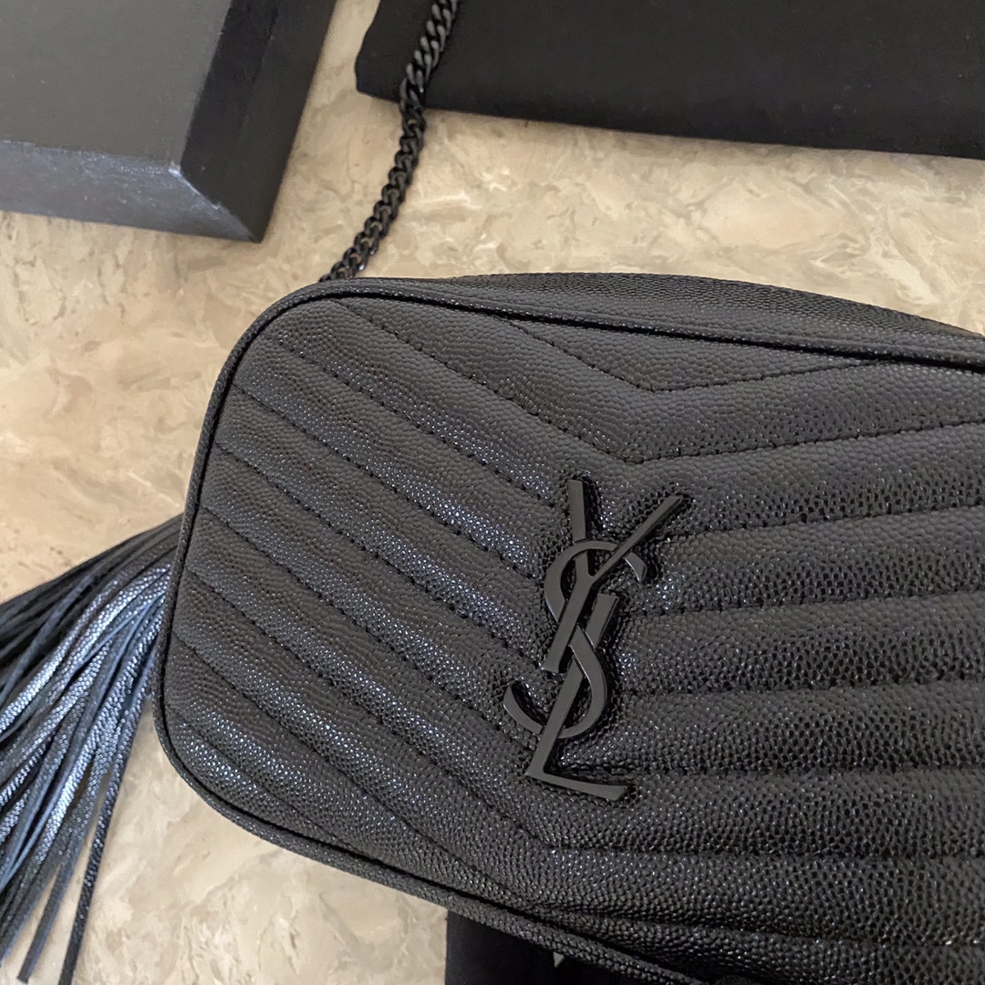 YSL Mini Lou Quilted Leather Camera Bag1:1High-quality replica