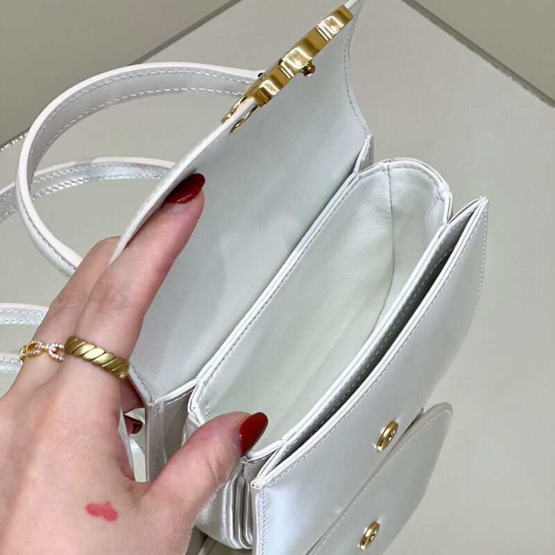Replica Celine Mini Triomphe White1:1High-quality replica
