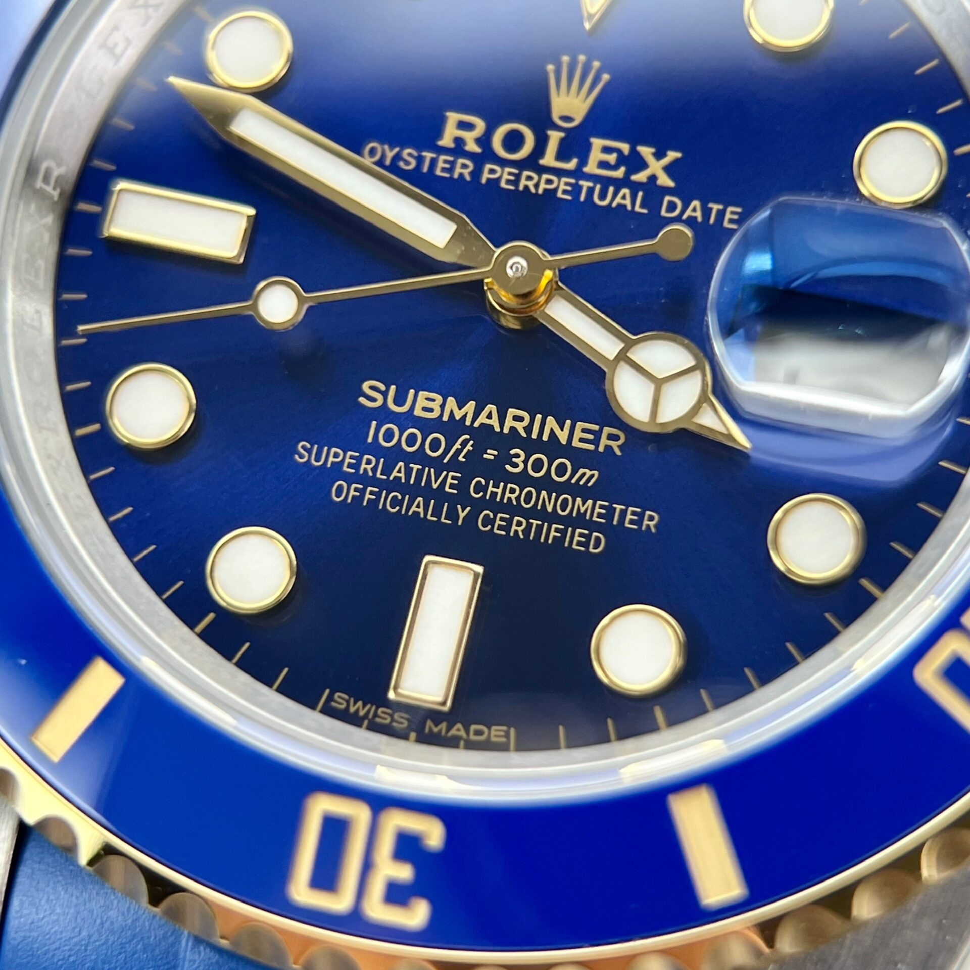 Rolex Submariner Replica Watches Blue Dial Clean Factory 40mm - Top club