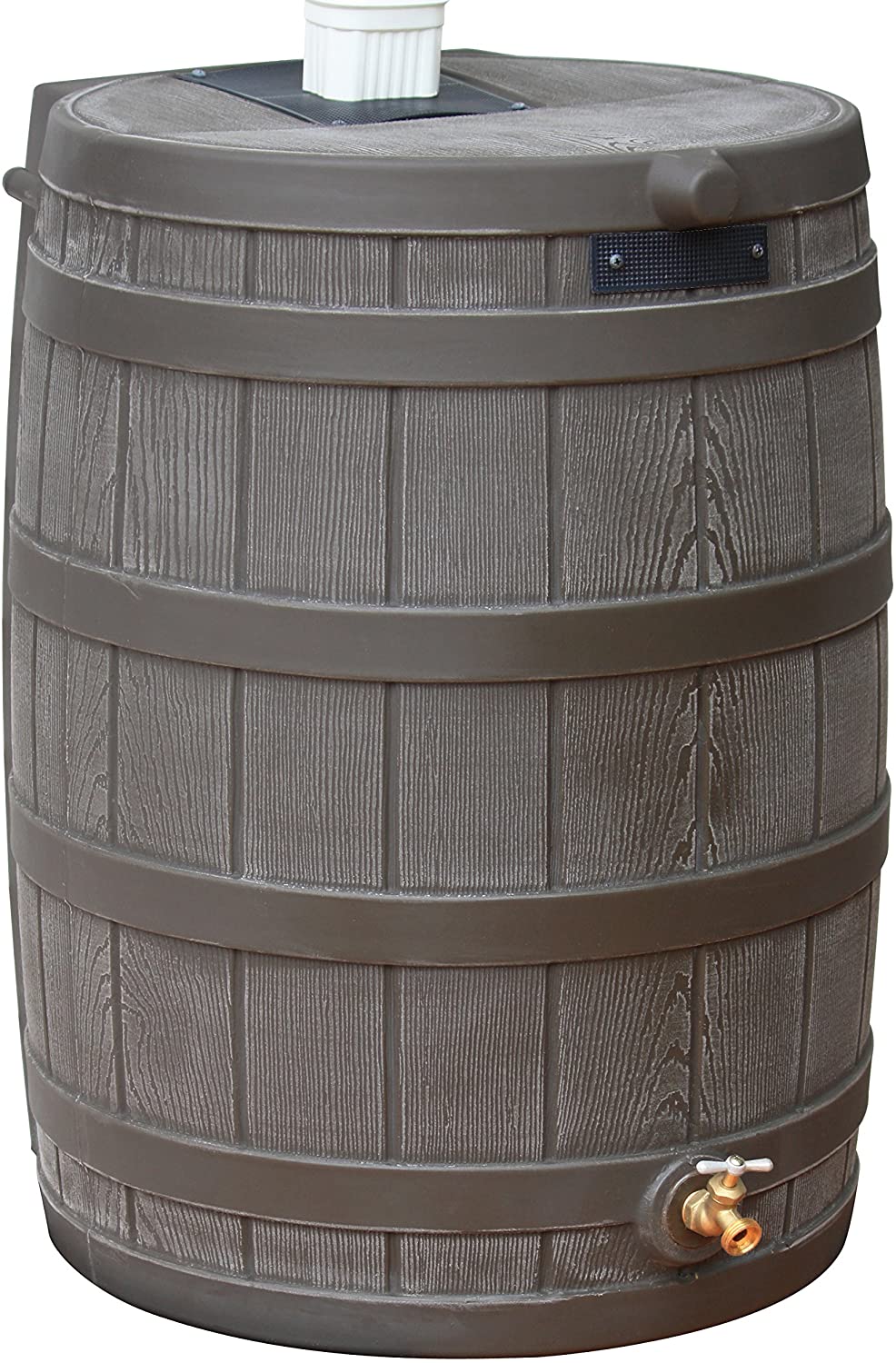 50-Gallon Outdoor Plastic Rain Barrel - Image 2 50-Gallon Outdoor Plastic Rain Barrel - Image 2