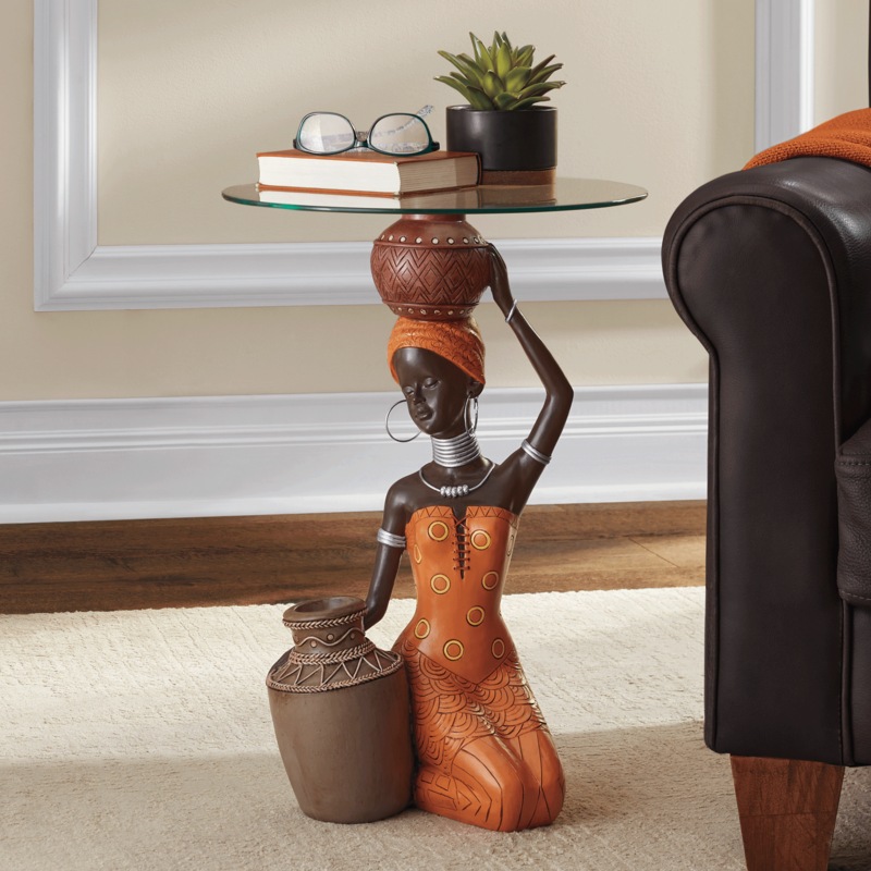 Kendi Accent Table - MIDNIGHT VELVET CATALOG