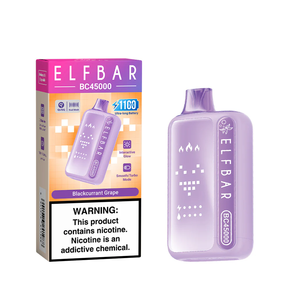 ELFBAR BC45000 ładowalny jednorazowy e-papieros (wszystkie smaki)